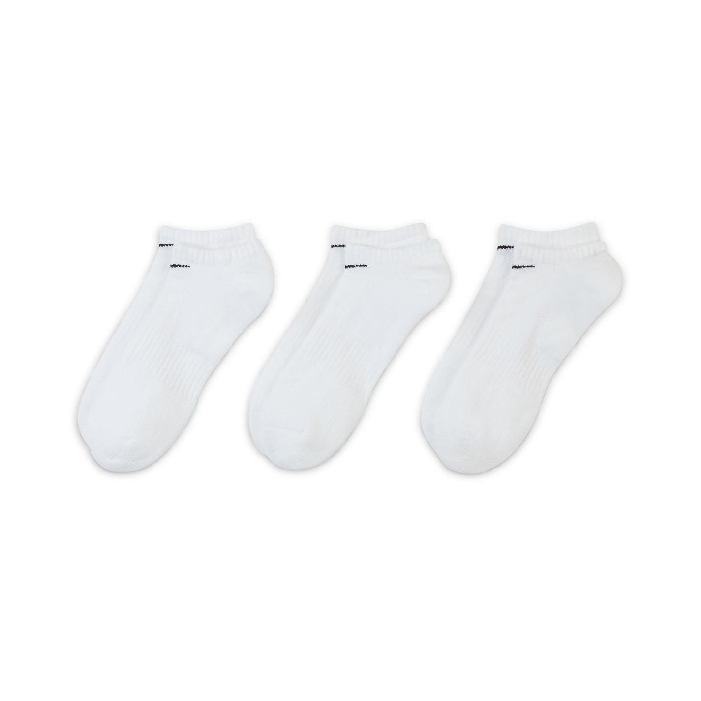 Nike 3 Pack Cushioned No Show Socks