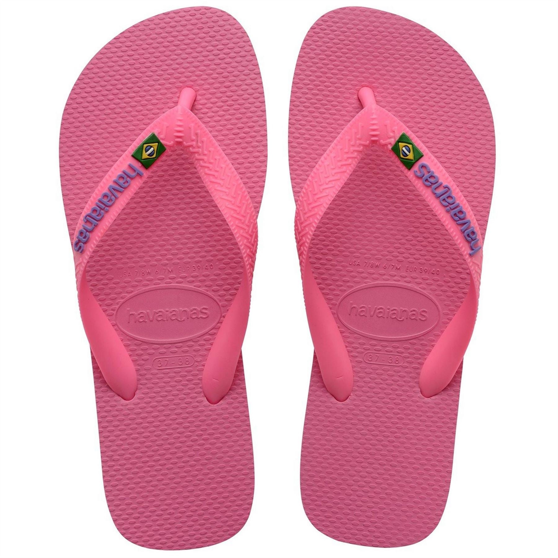 Havaianas Brasil Logo Flip Flops