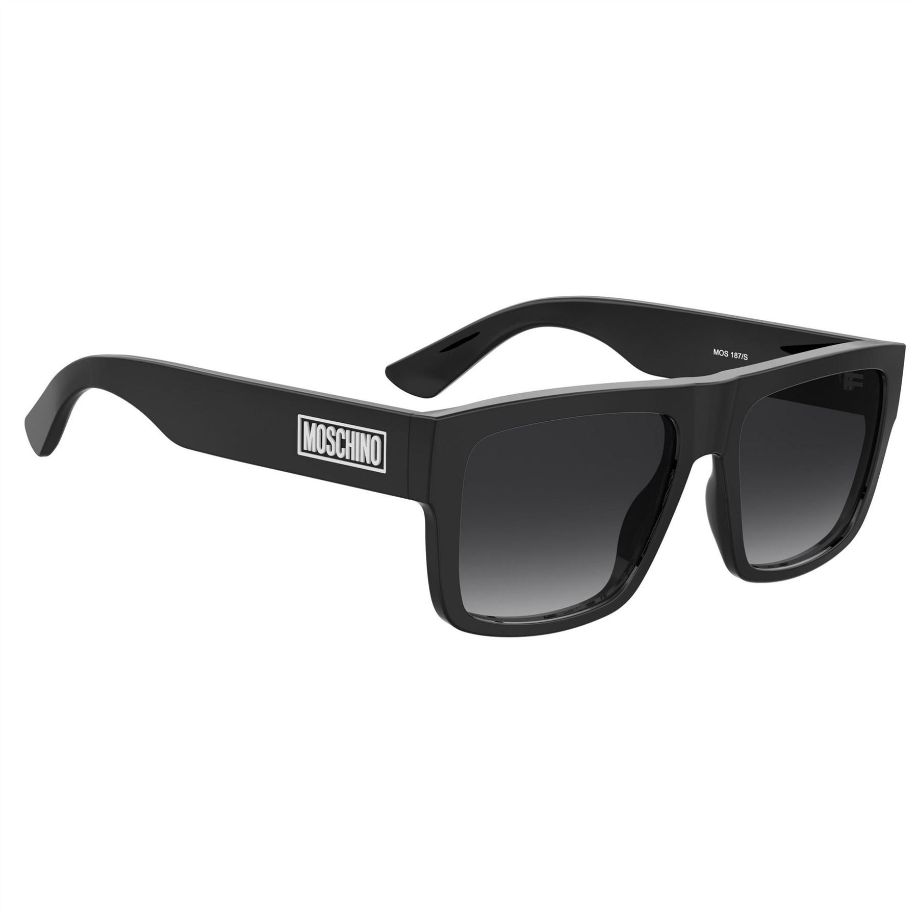 Moschino Rect Top Round Sunglasses