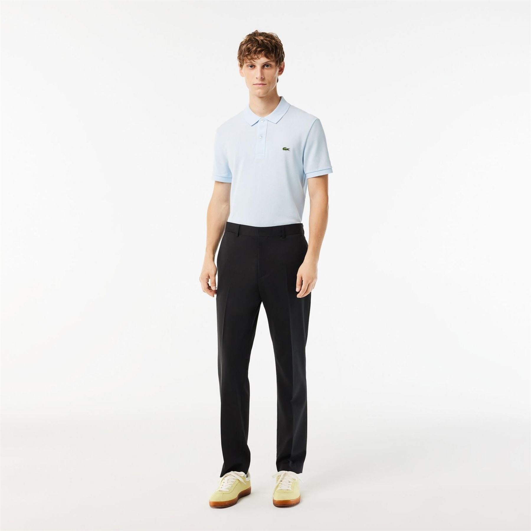 Lacoste HH9182 Straight Leg Solid Patterned Trousers