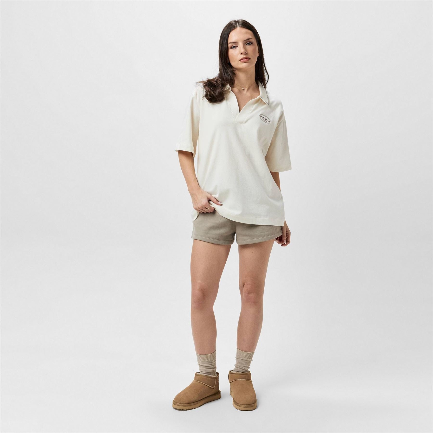 Jack Wills Jw Slouchy Short Sleeve Polo Shirt