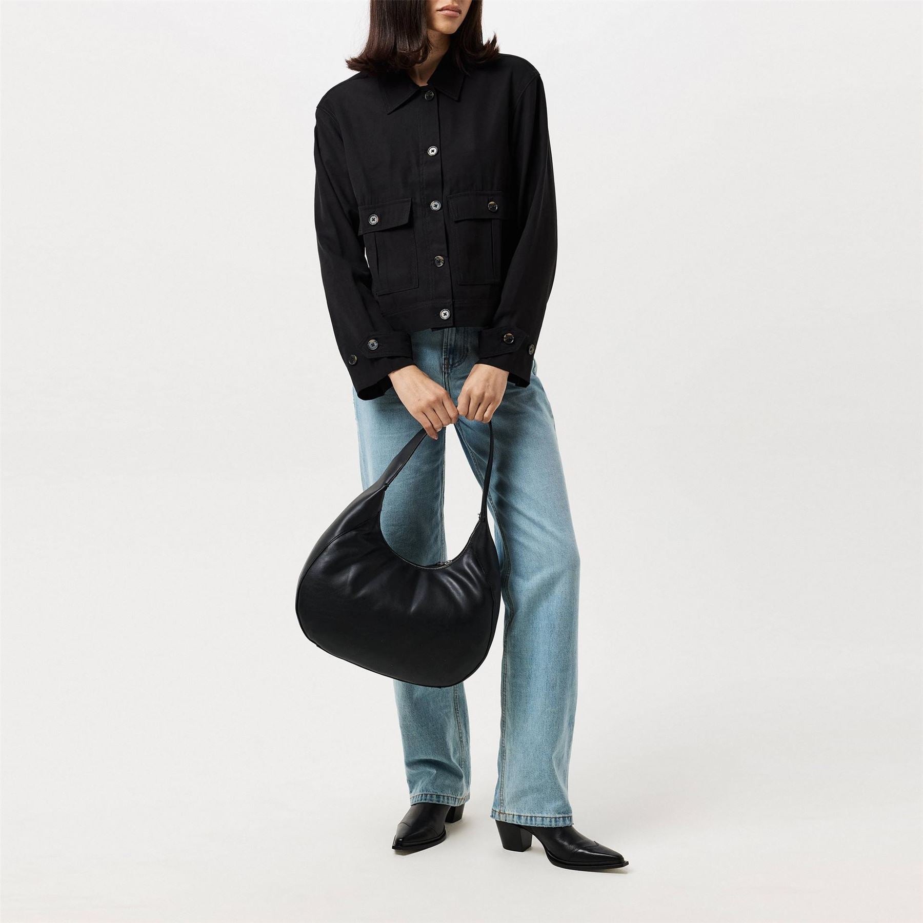 Finery Double Flap Pocket Overshirt