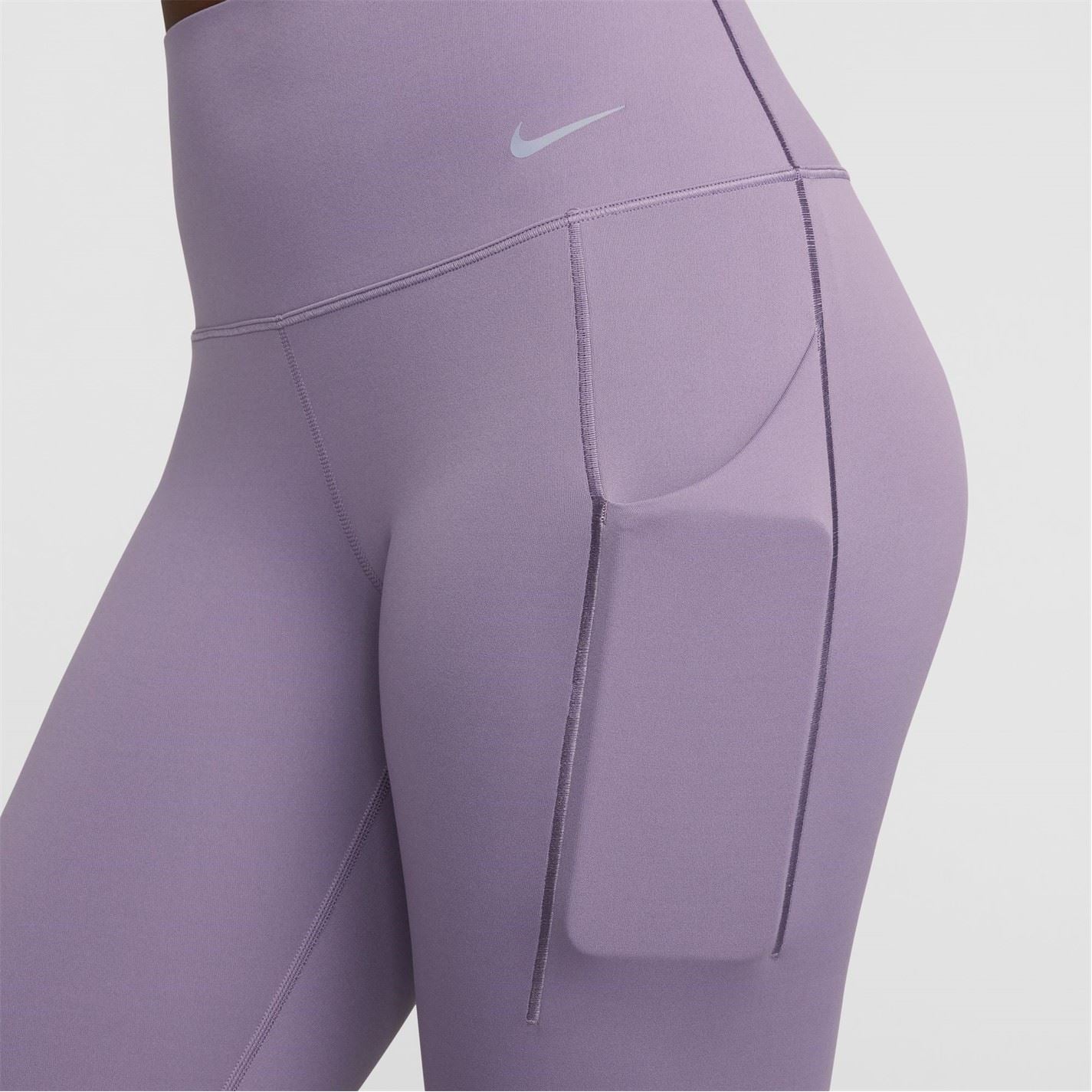 Nike Solid Patterned Running Tights