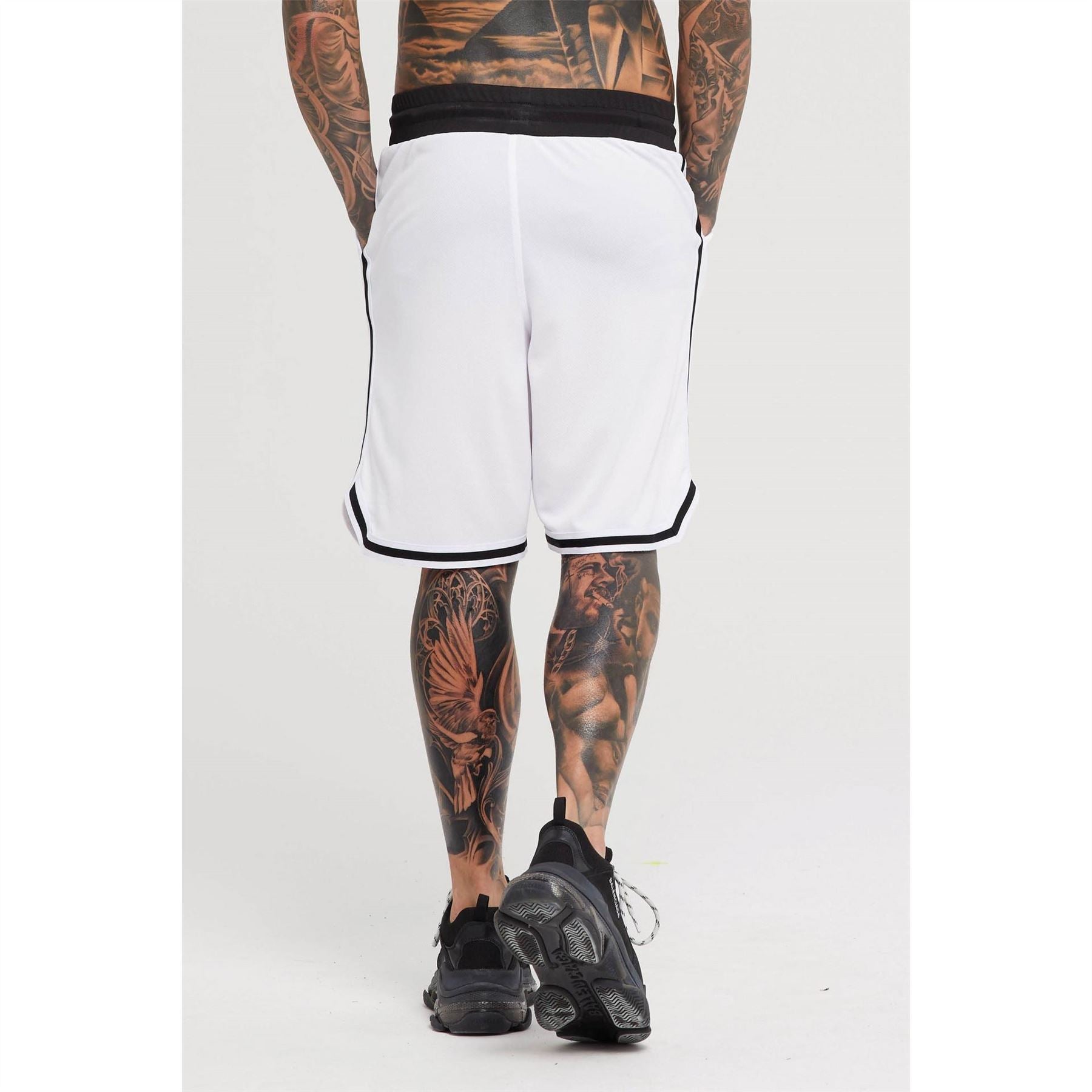 Good For Nothing Mesh Shorts White