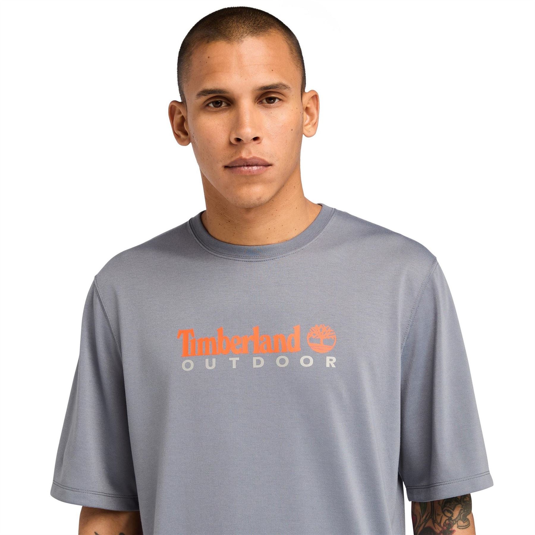 Timberland Uv Protection Logo Short Sleeve Regular Fit T-Shirt