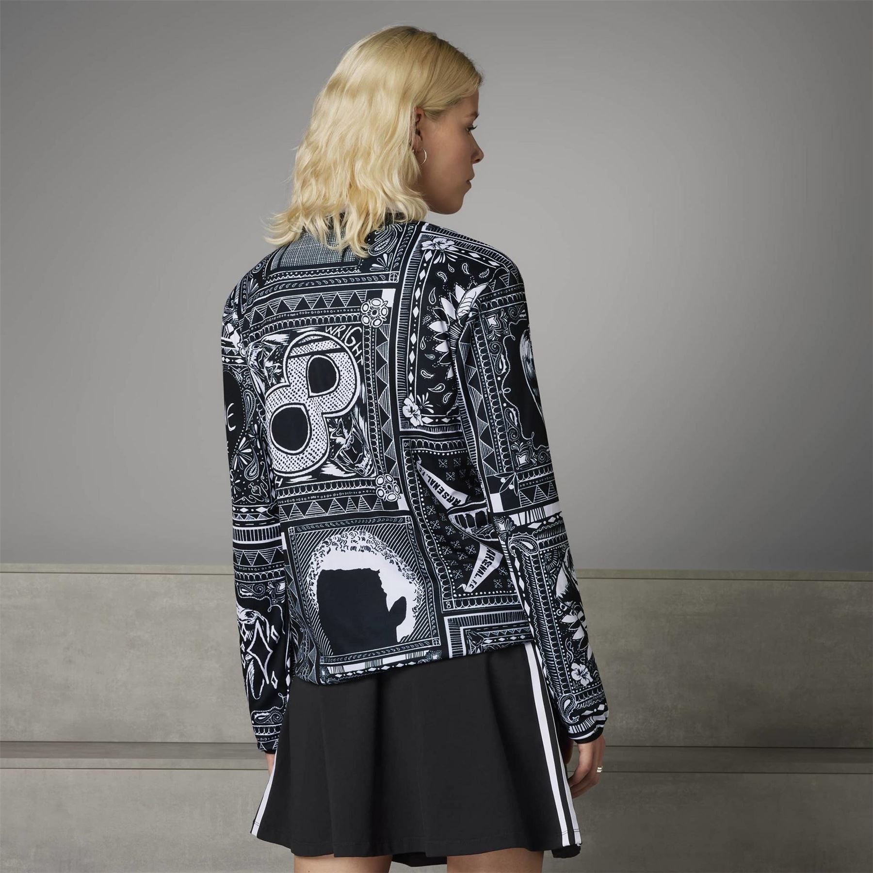 adidas Arsenal Ian Wright Pre Match Top