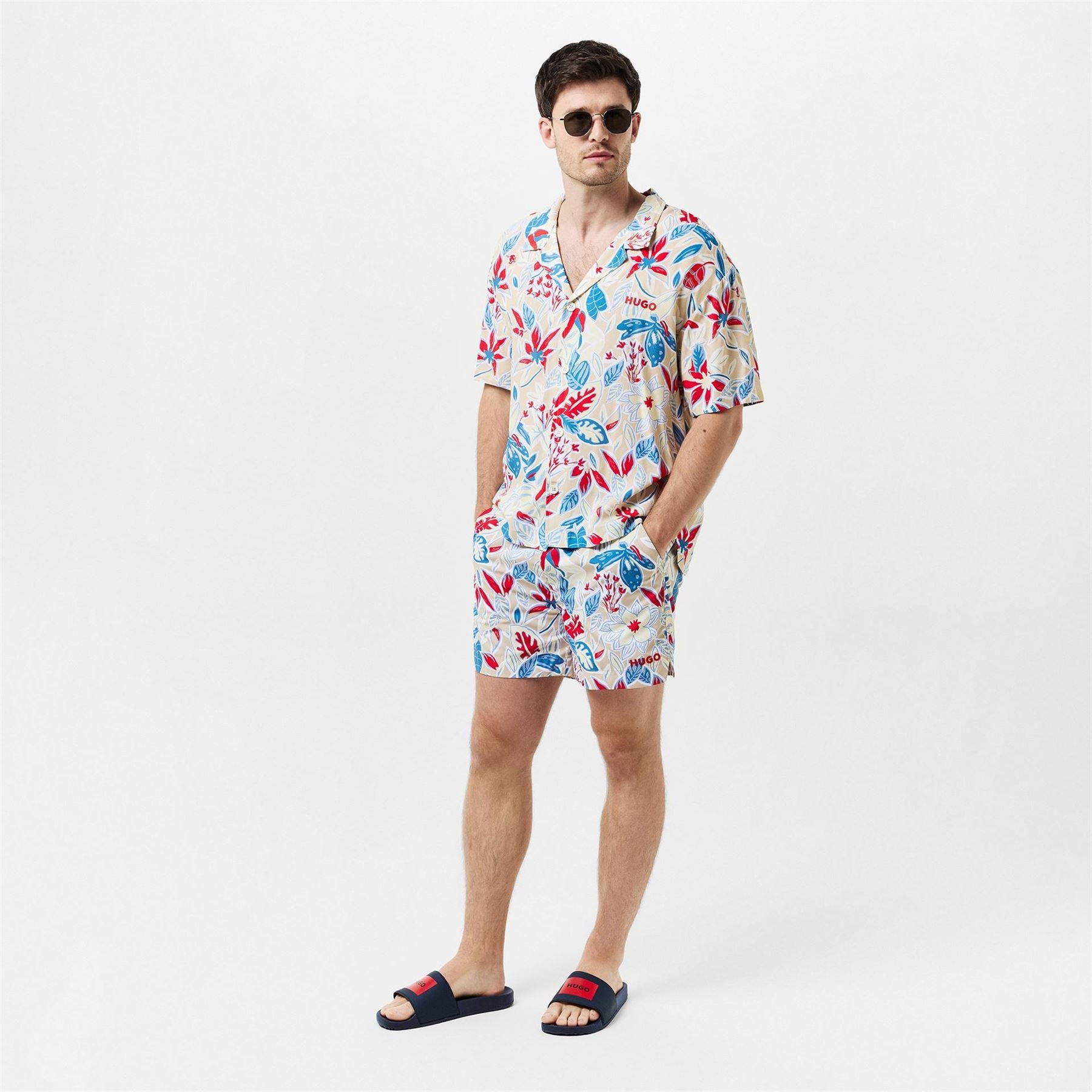 Hugo CALALA Quick Drying Mesh Lined Swim Shorts