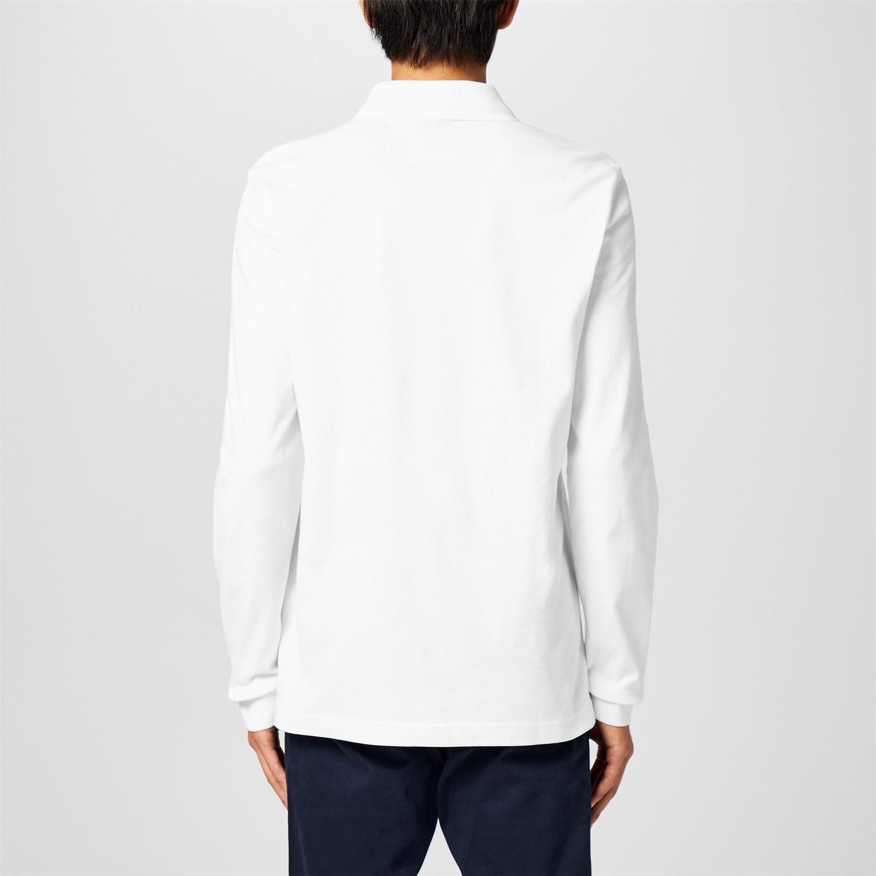Boss BOSS ORANGE Passerby Premium Cotton Long Sleeve Polo Shirt with Logo Detail