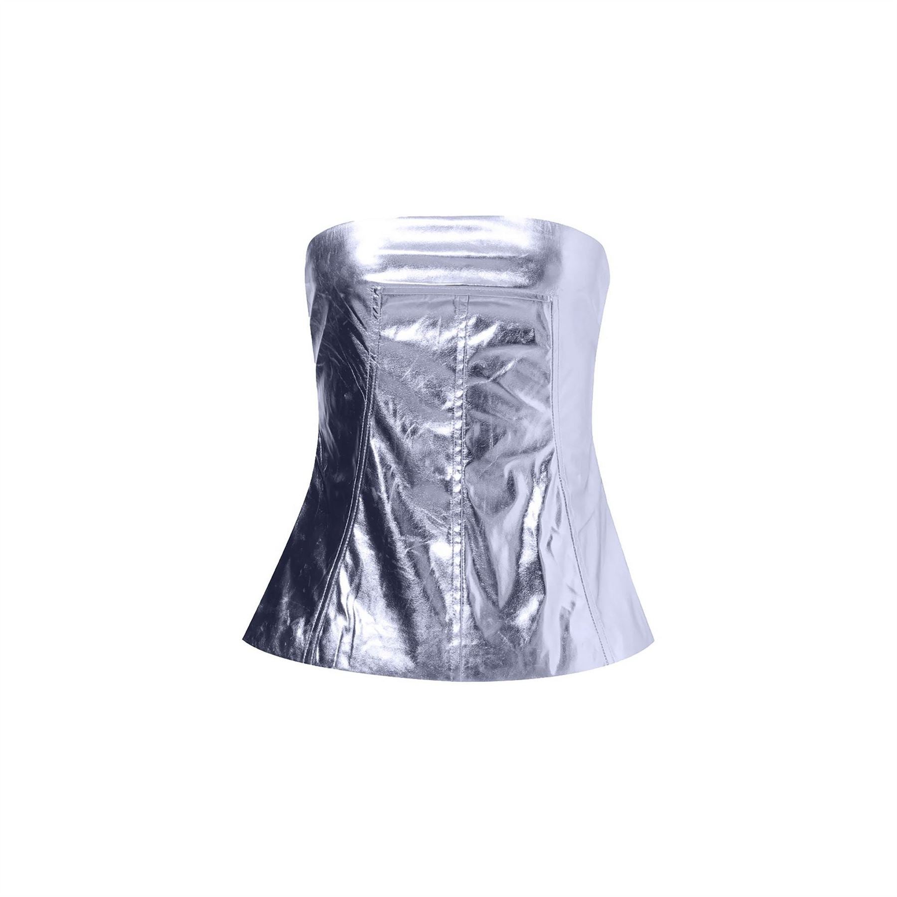 AmyLynn Metallic Backtab Slim Fit Bustier