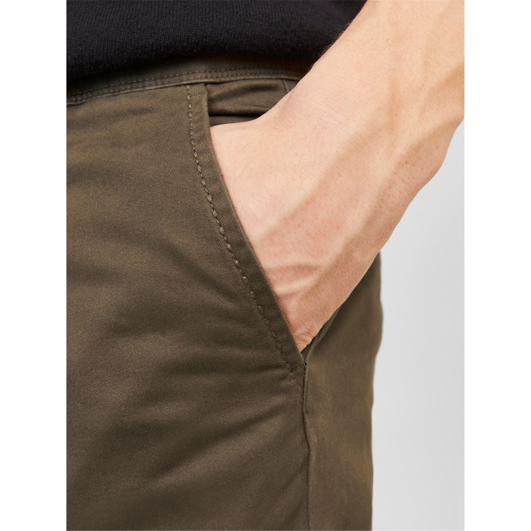 Jack and Jones Marco Bowie Straight Leg Chinos
