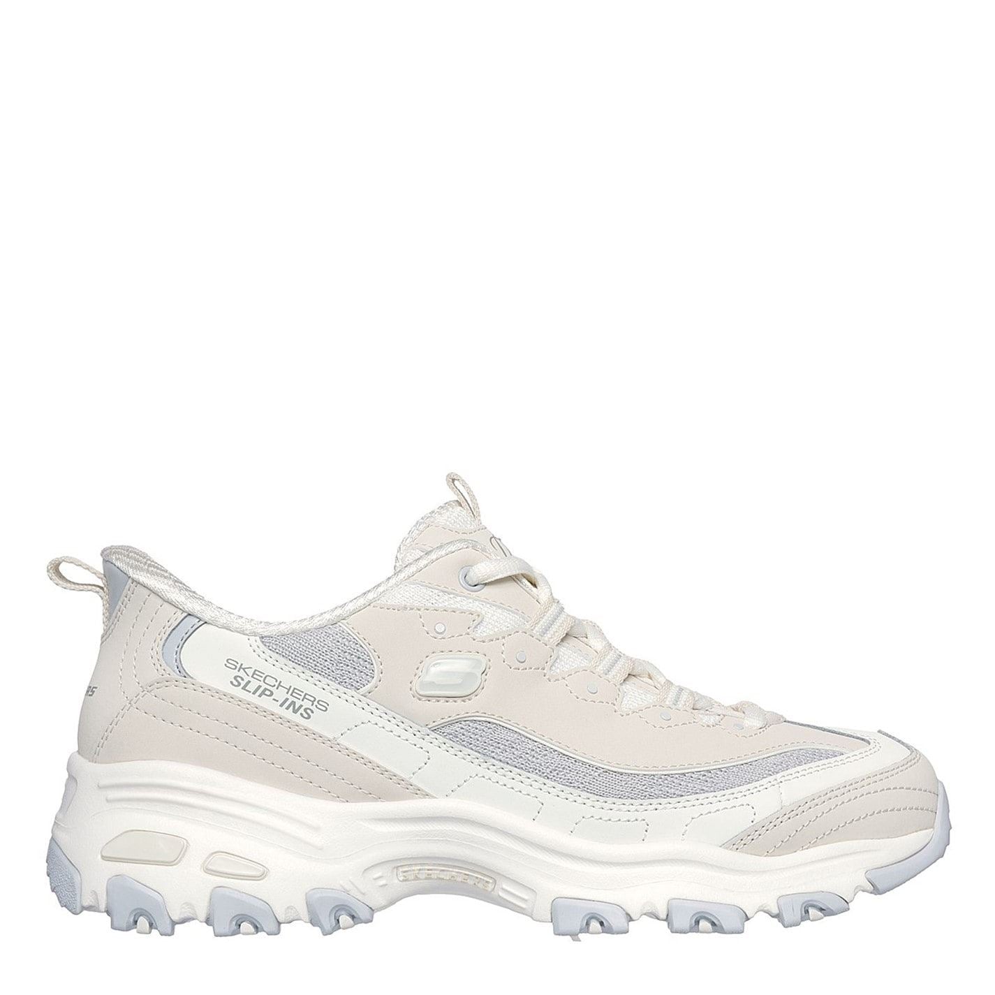 Skechers D Lites Smooth Nostalgia Low Top Trainers