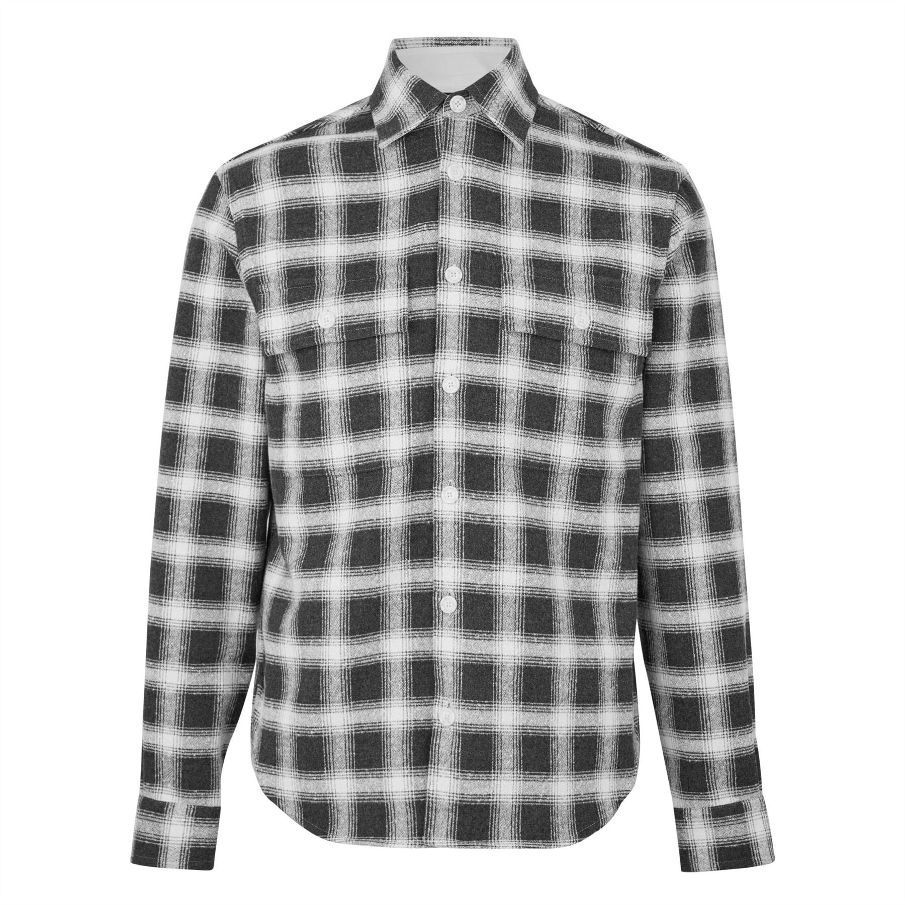 Boss C Owen Flannel Check Long Sleeve Overshirt