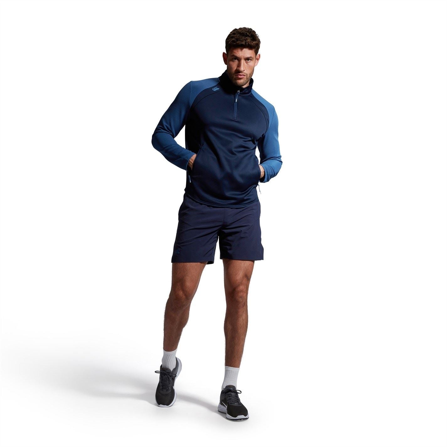 Canterbury Zip Neck Long Sleeve Sweatshirt