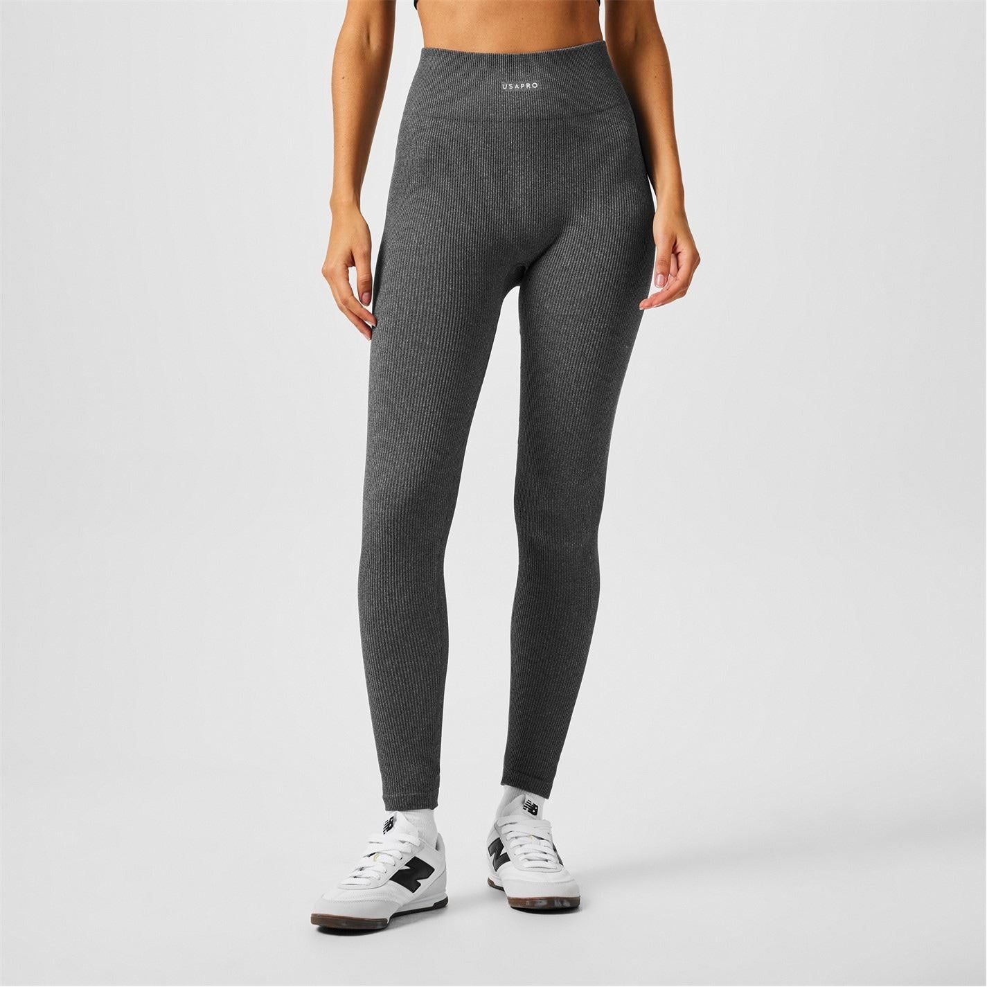 USA Pro Womens Ribbed Leggings