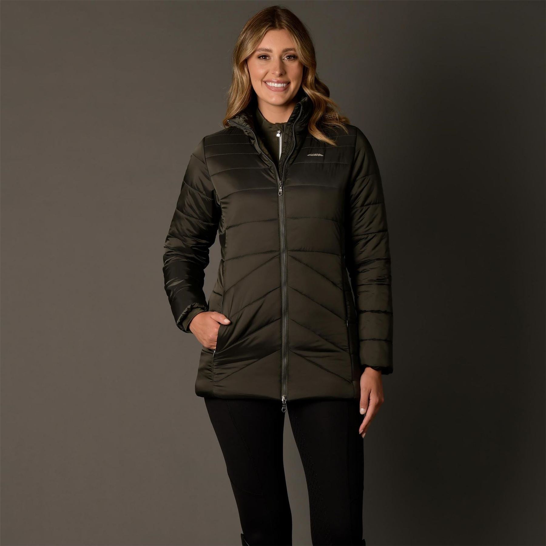 Weatherbeeta Funnel Neck Regular Fit Puffer Coat