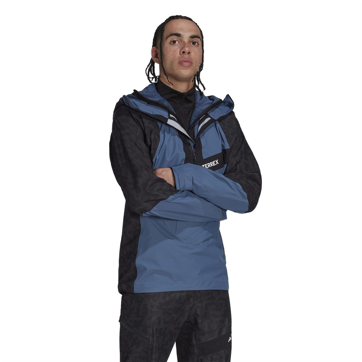adidas Terrex Techrock Rain.rdy Long Sleeve Hooded Waterproof Jacket