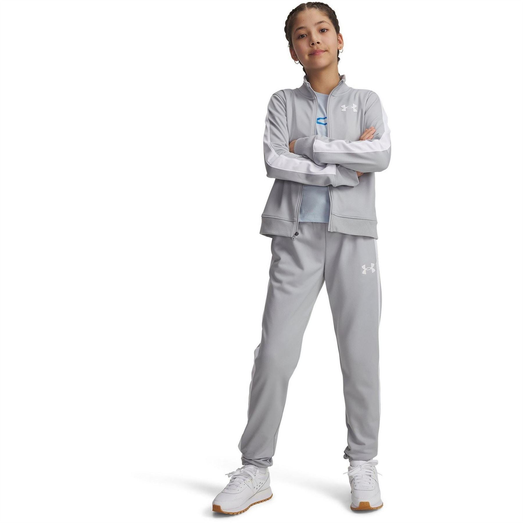 Under Armour Armour Em Knit Track Suit Full Tracksuit Girls