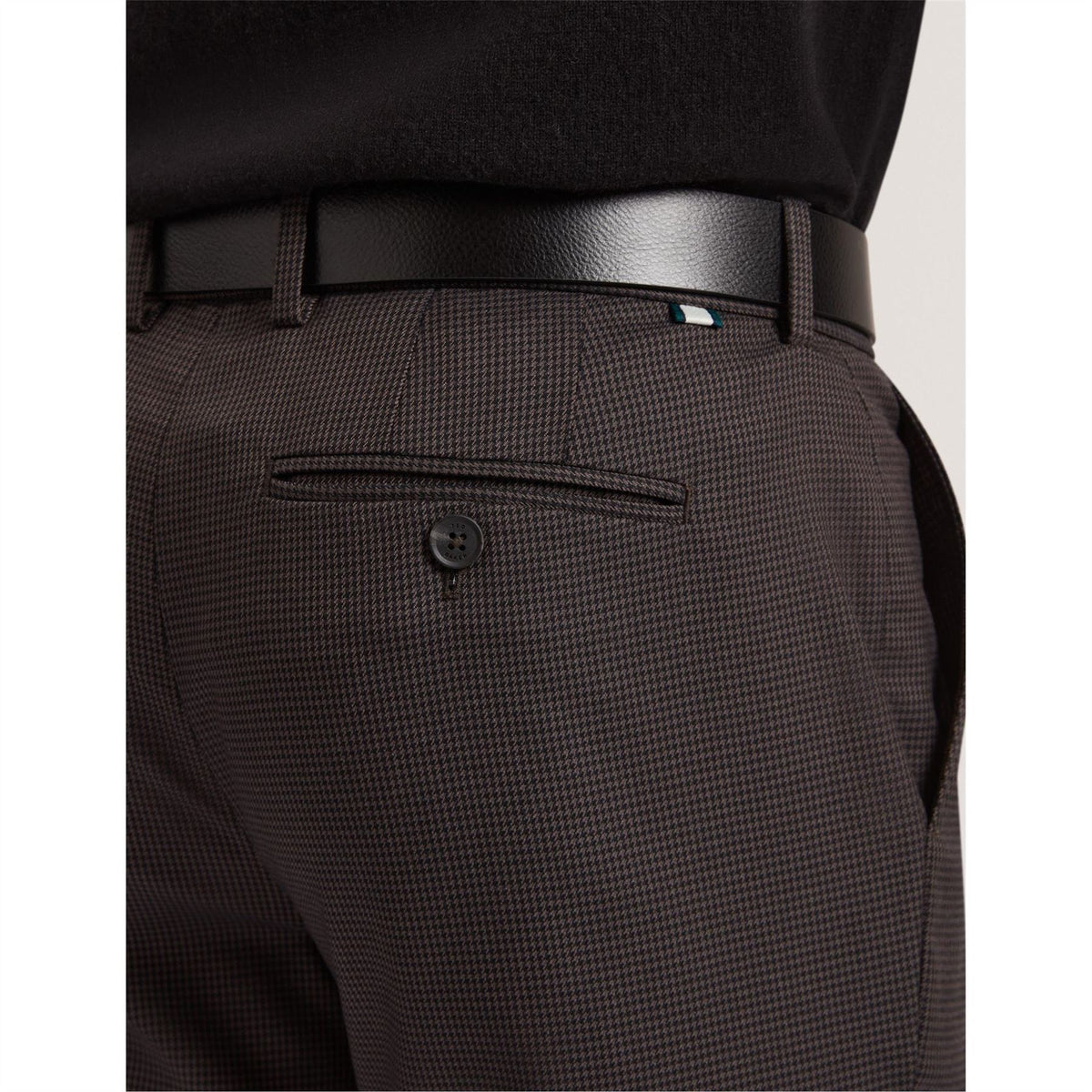 Ted Baker Houndstooth Slim Fit Trousers