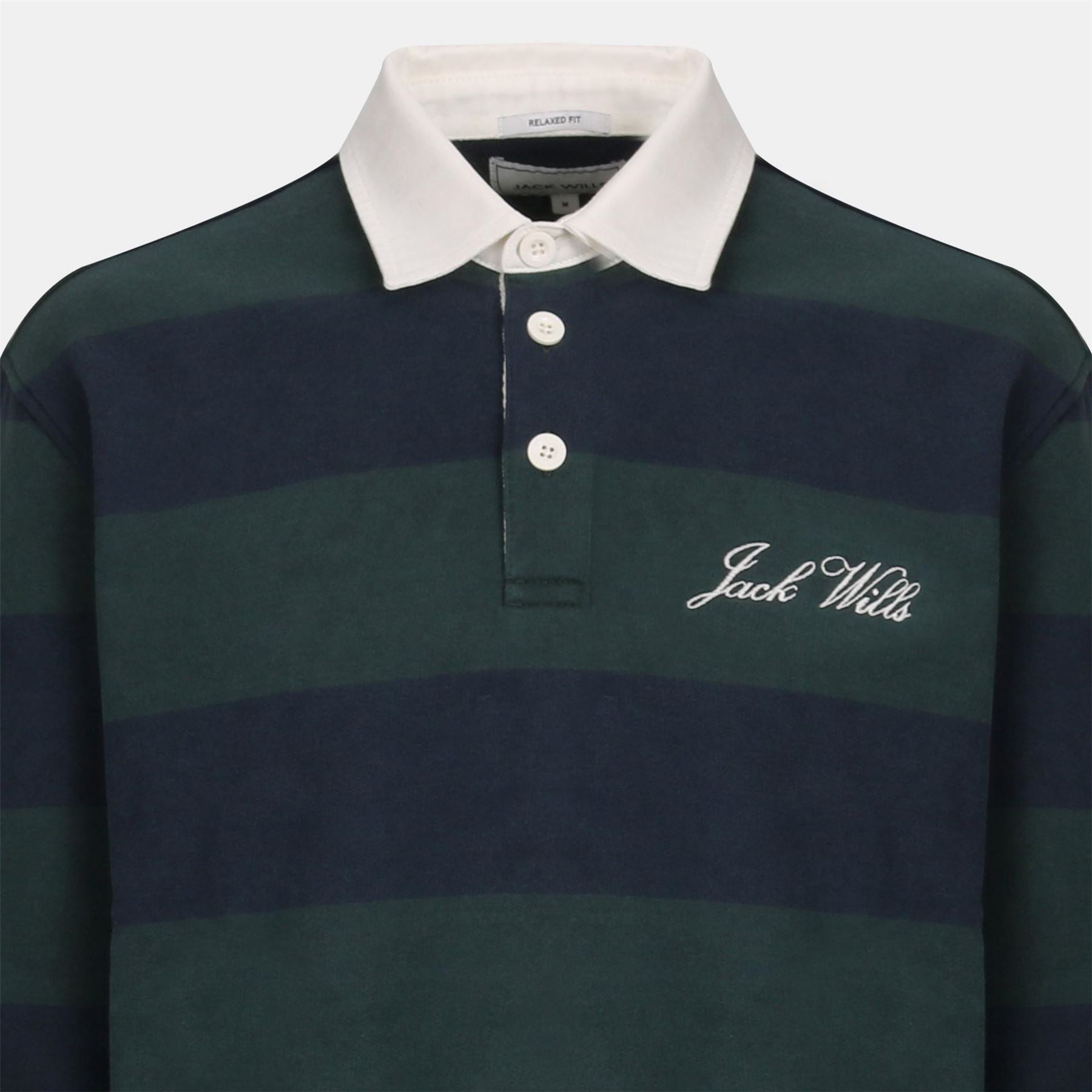 Jack Wills Rugby Polo Collared Neck Long Sleeve Jersey