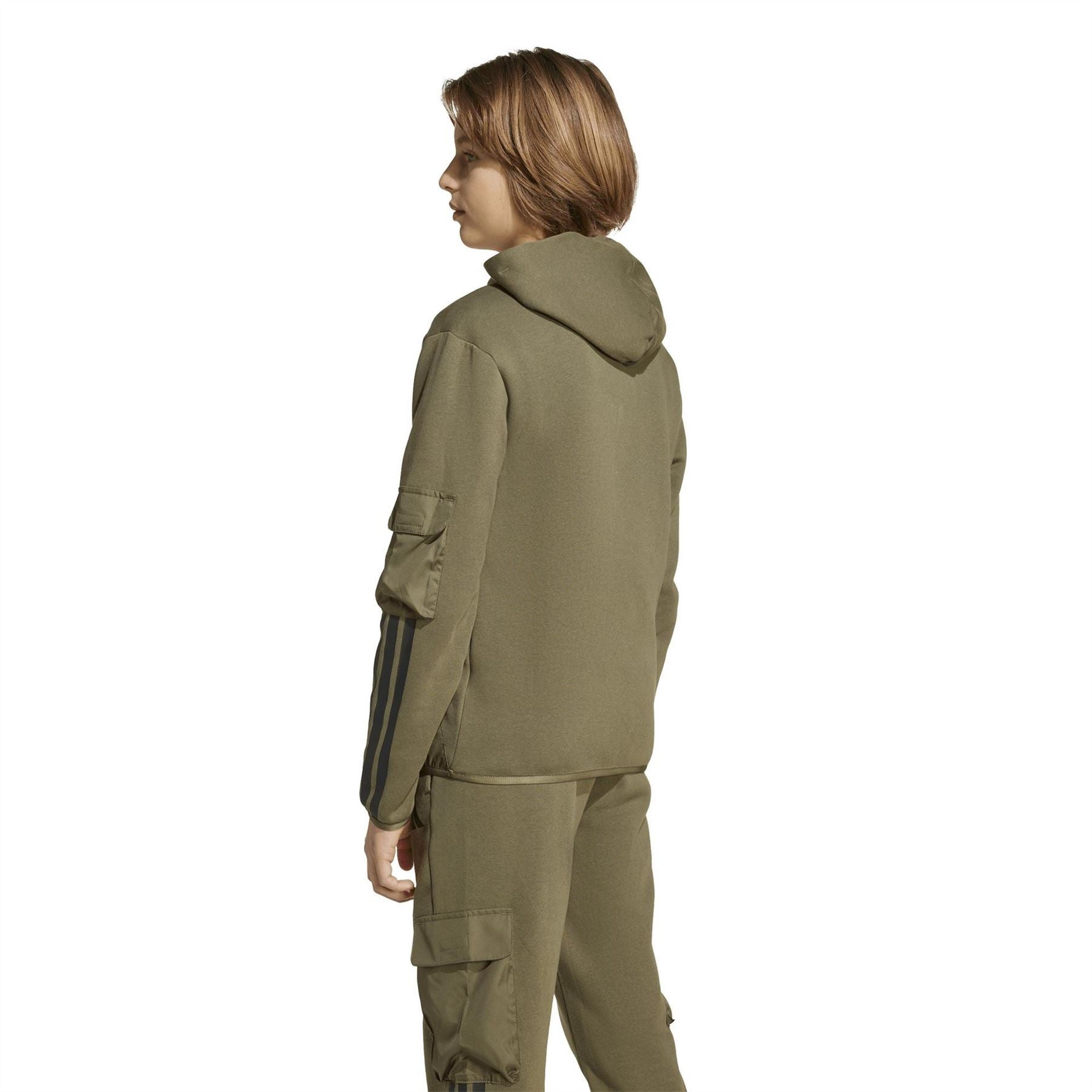 adidas Regular Fit Hooded Neck Sweatshirt