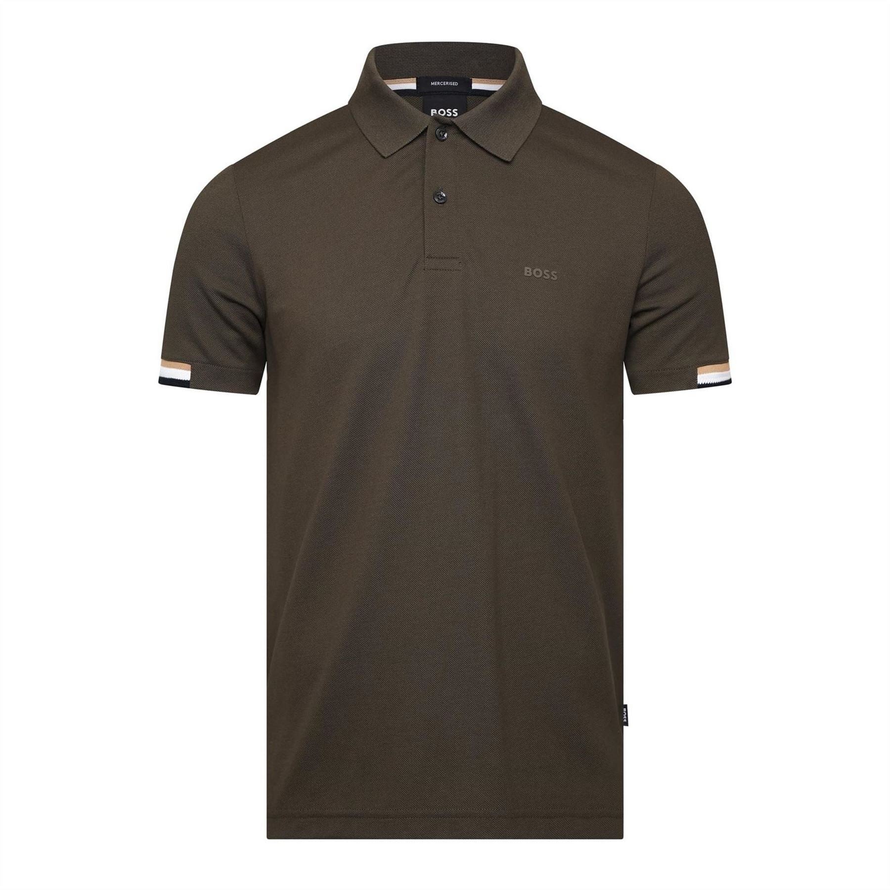 Boss 147 Rubberised Logo Polo Shirt