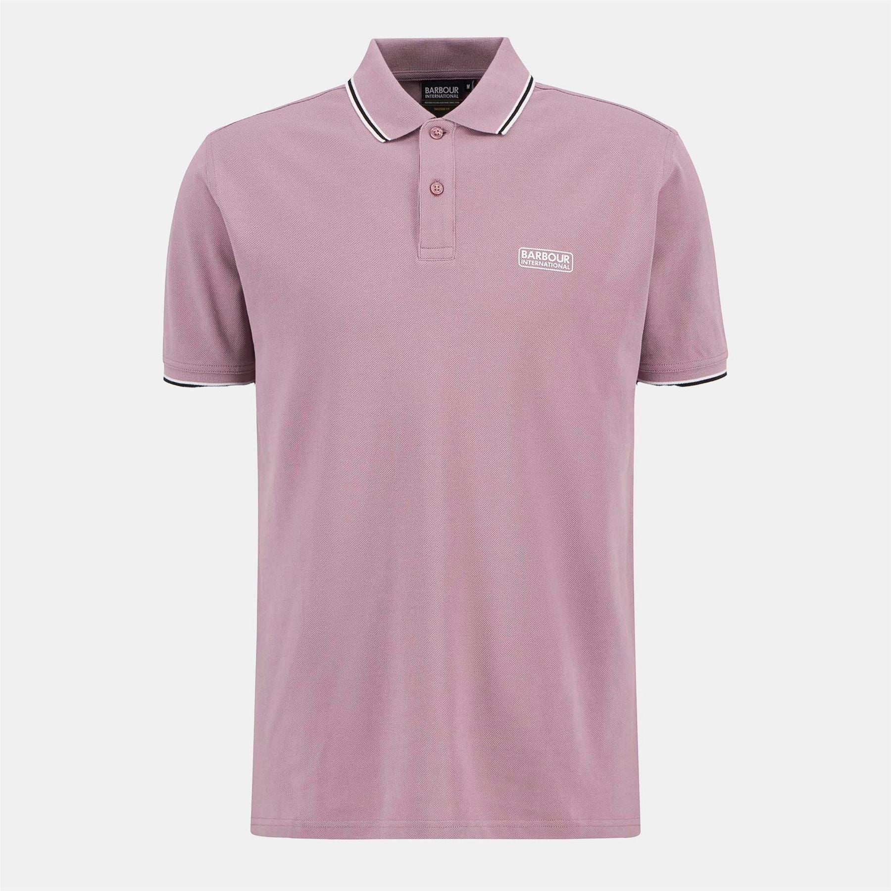 Barbour International Tipped Short Sleeve Polo Shirt