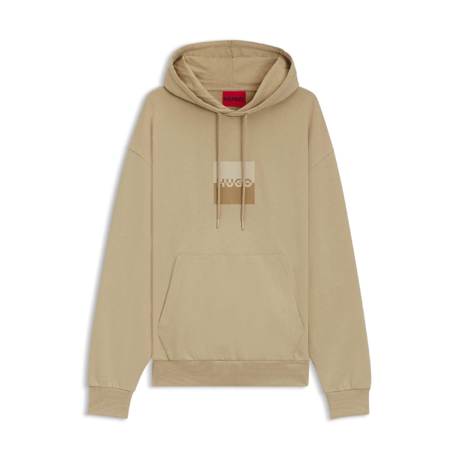 Hugo Hooded Neck Drop Shoulder Long Sleeve Sweatshirt