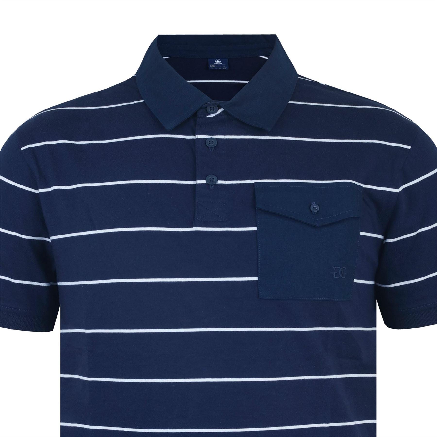 Giorgio Stripe Short Sleeve Polo Shirt