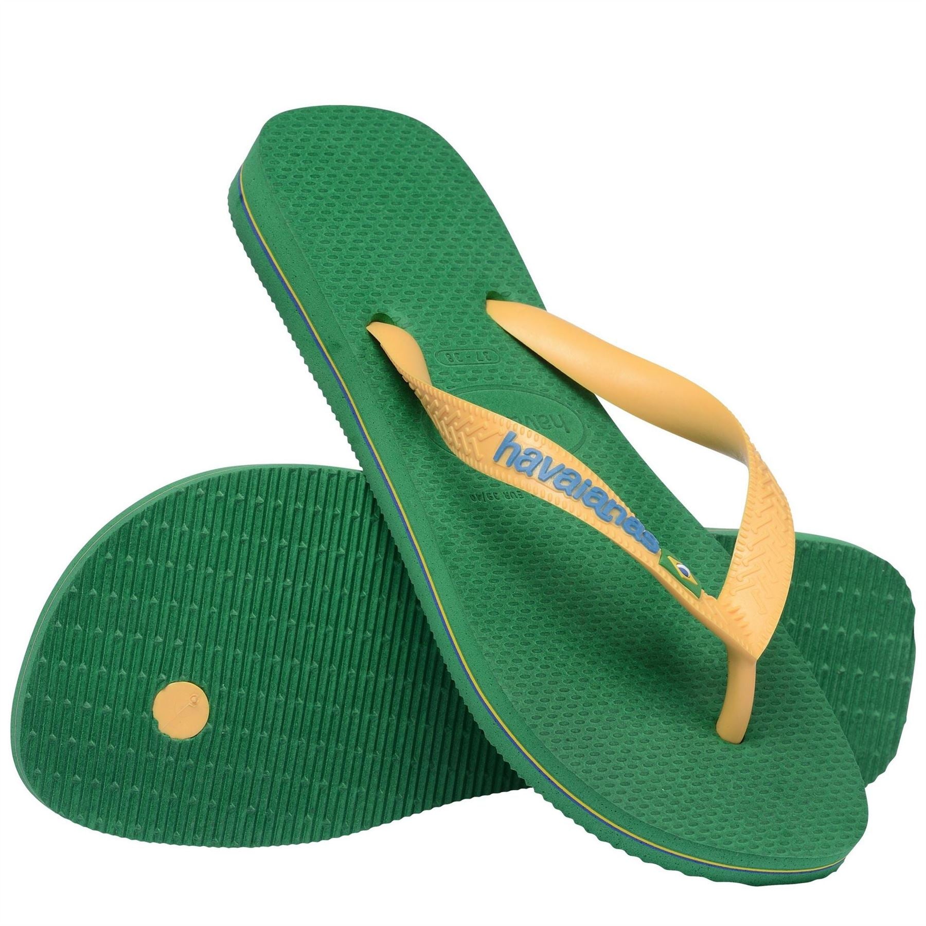 Havaianas Brasil Logo Flip Flops
