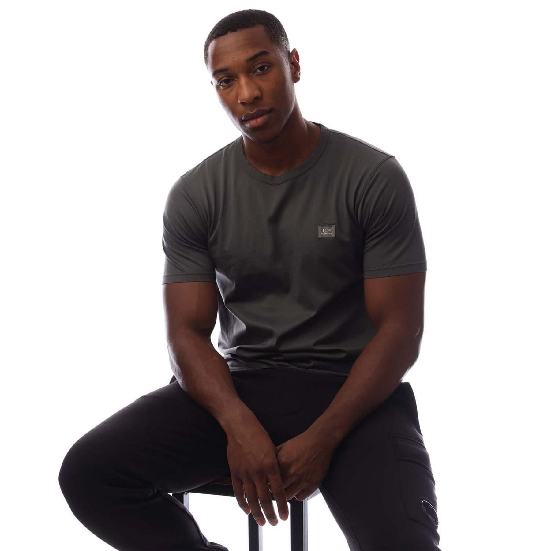 CP Company 2 Mercerized Jersey Logo Patch T-Shirt