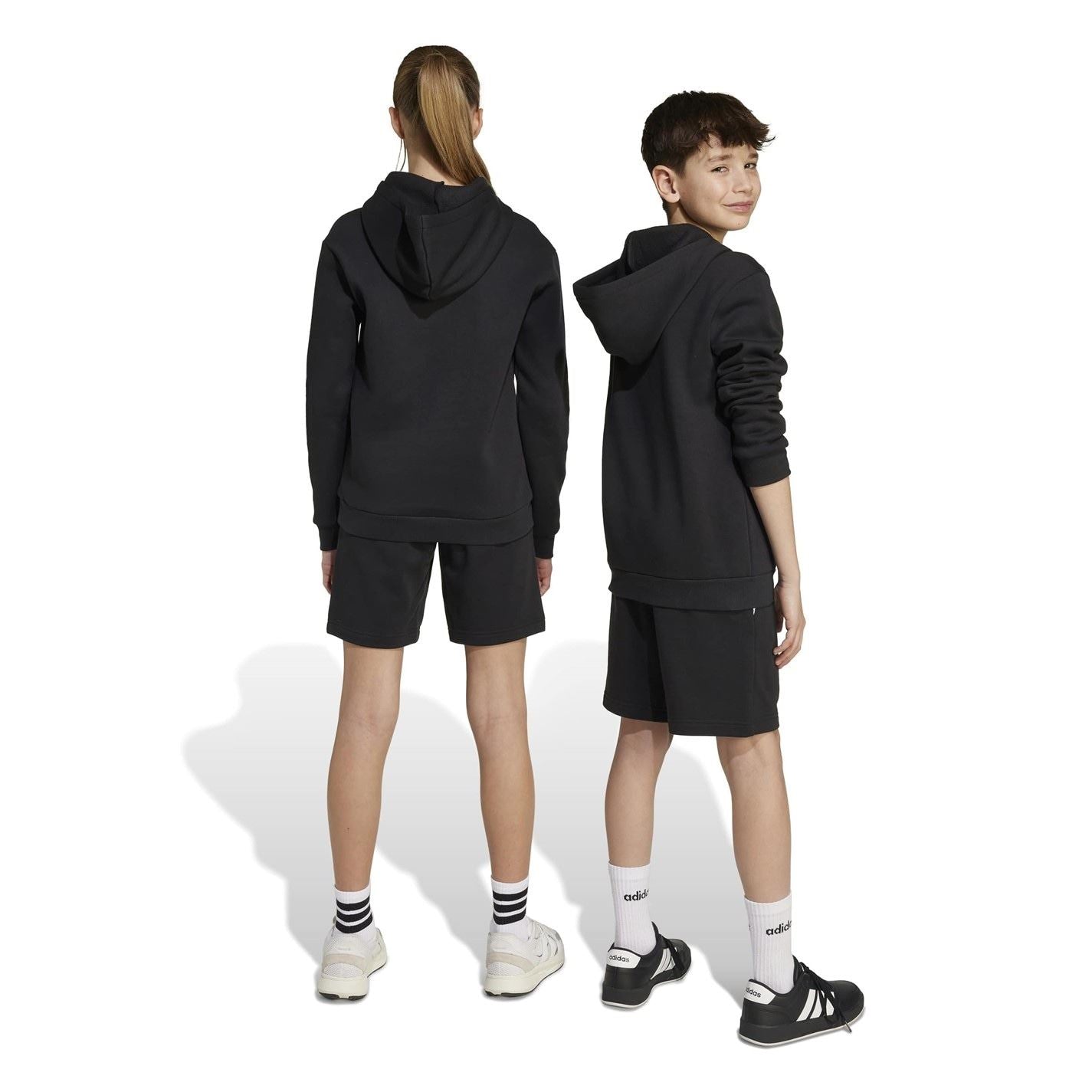 adidas Regular Fit Denim Bermuda Shorts with Bold Logo