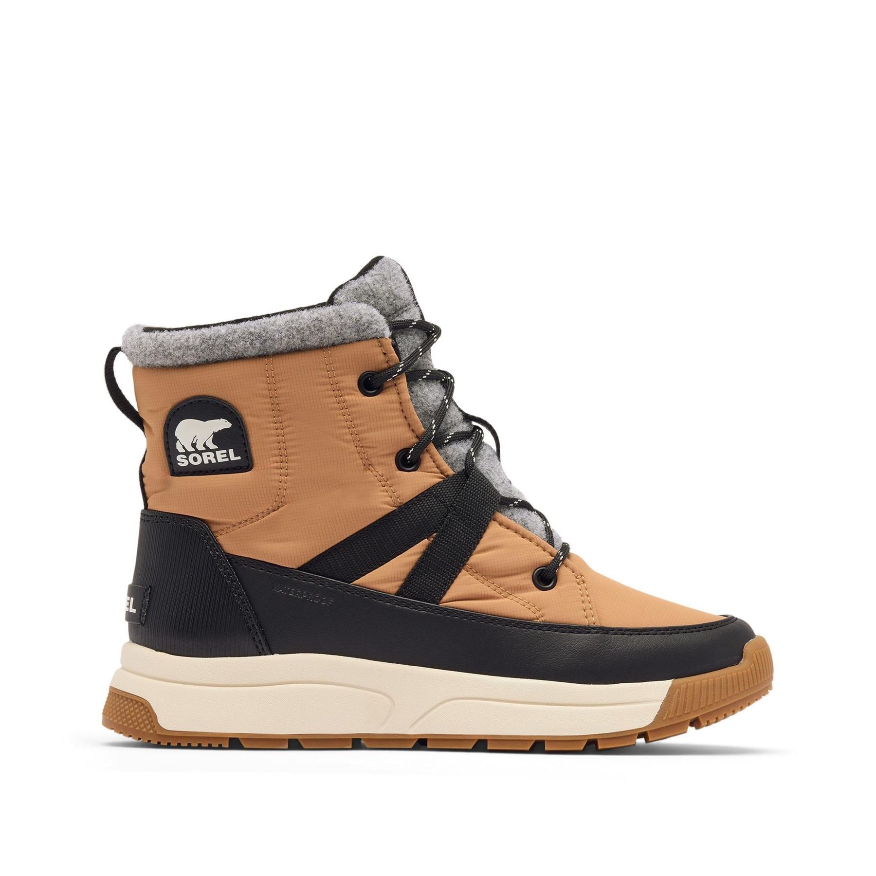 Sorel Whitney Mid Waterproof Lace Up Snow Boots