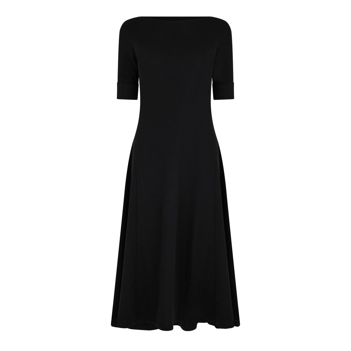 Lauren by Ralph Lauren Boat Neck Jersey Midi Dress