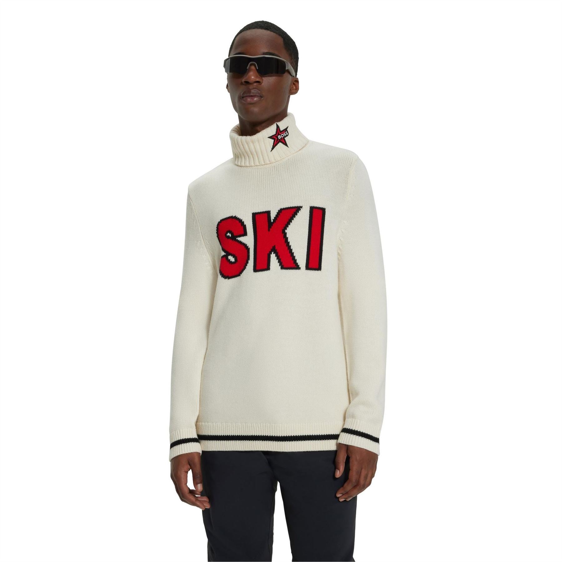 Boss Turtle Neck Long Sleeve Regular Fit Sweater