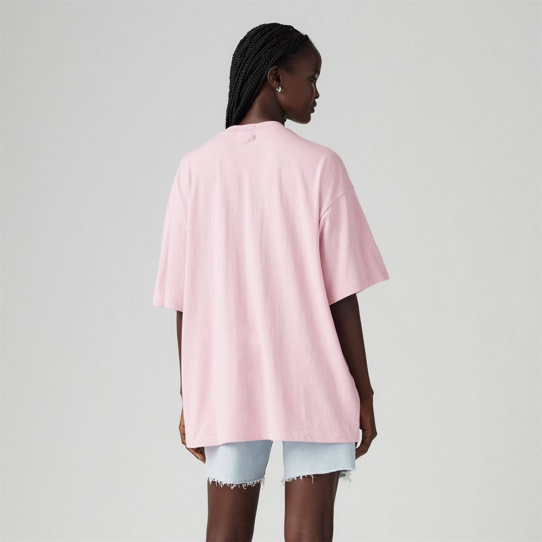 Levis Oversize Fit Lettering Crew Neck T-Shirt