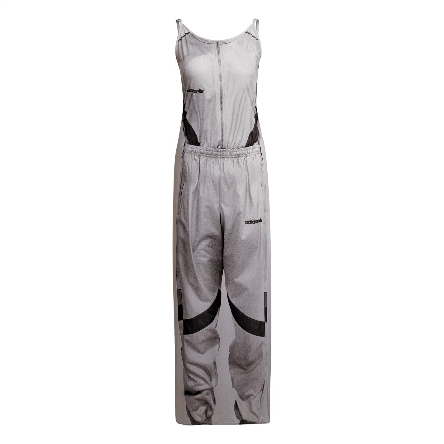 adidas Originals Strap Scoop Neck Maxi Slip Dress