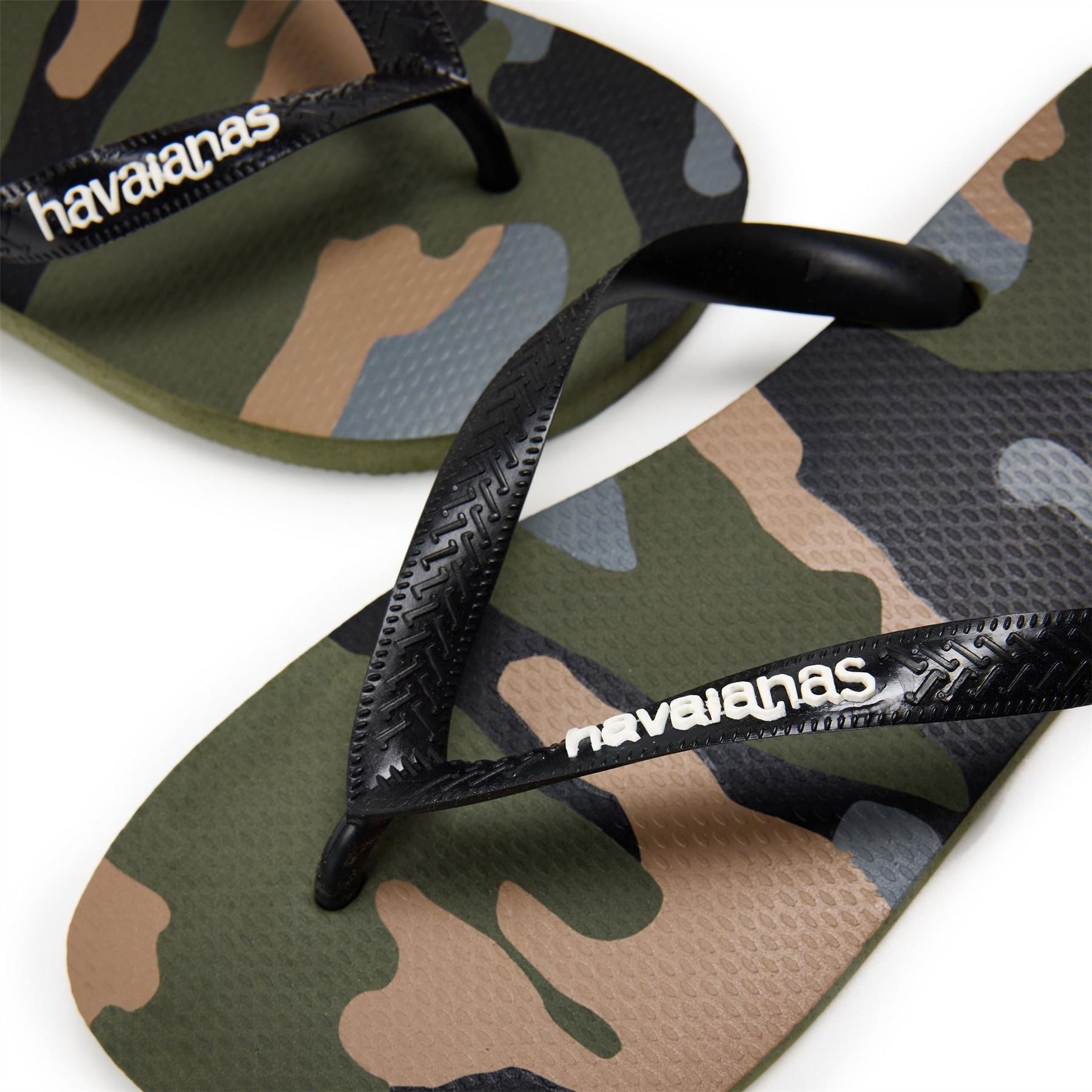 Havaianas Womens Hav. Top Camu Green 35 36 Flip Flops