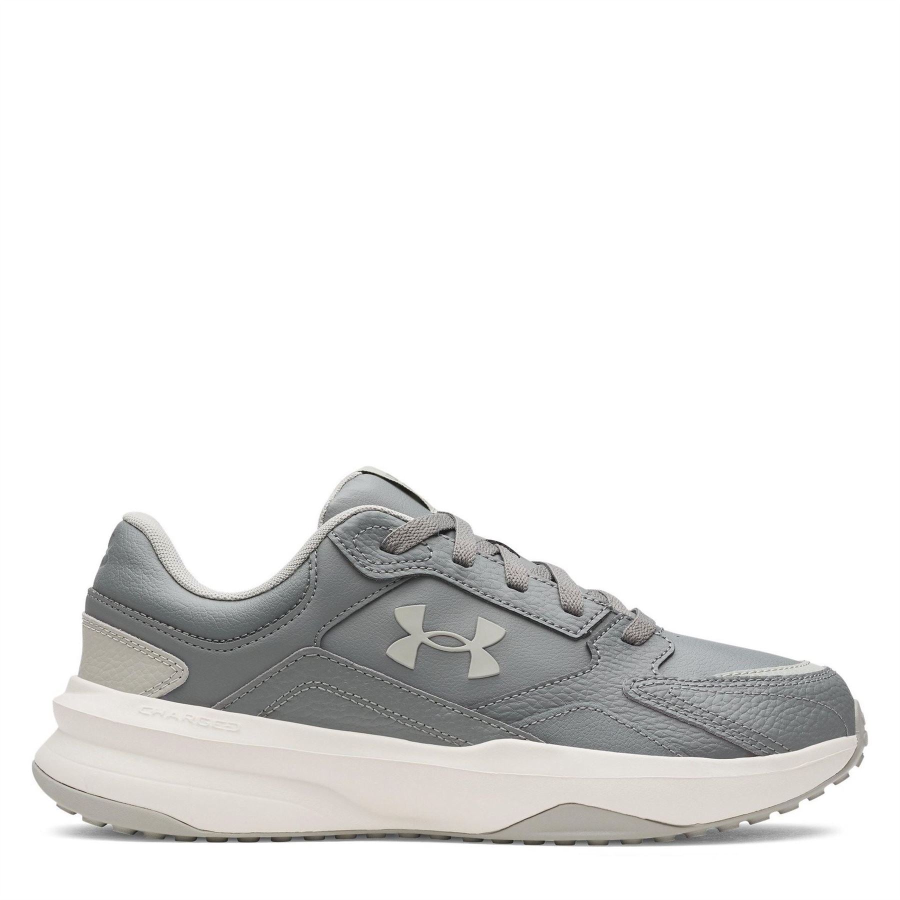 Under Armour Edge Leather Lace-Up Low Top Sneakers