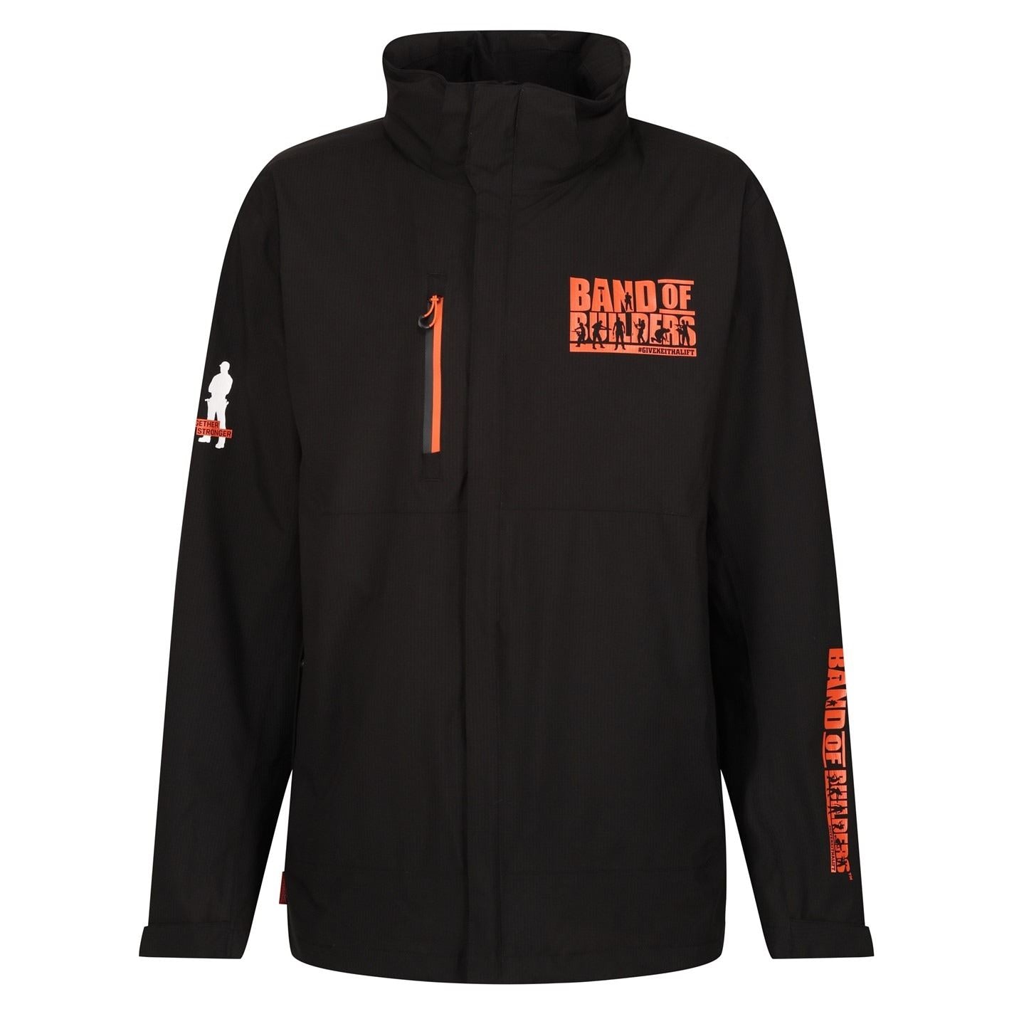 Regatta Solid Patterned Softshell Jacket with Lettering