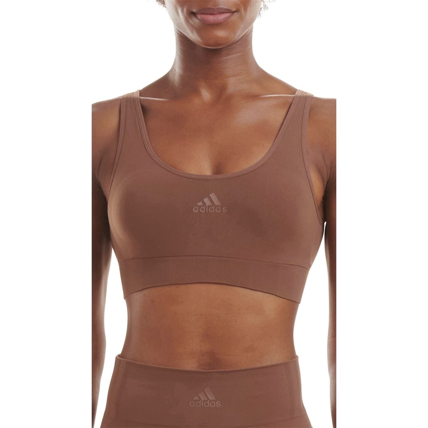 adidas Sport Active Seamless Micro Stretch Scoop Lounge Bra
