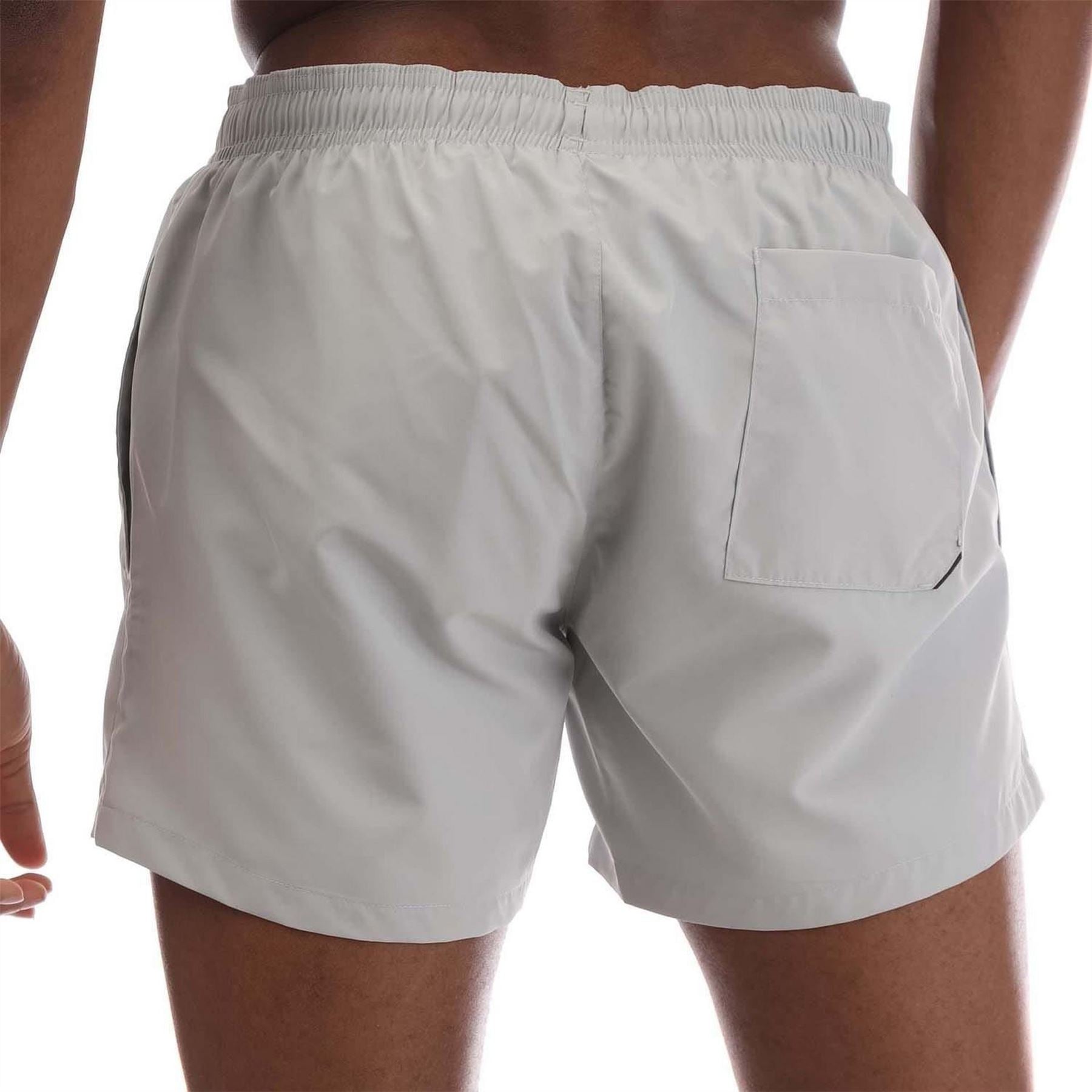 Hugo Logo Print Swim Shorts