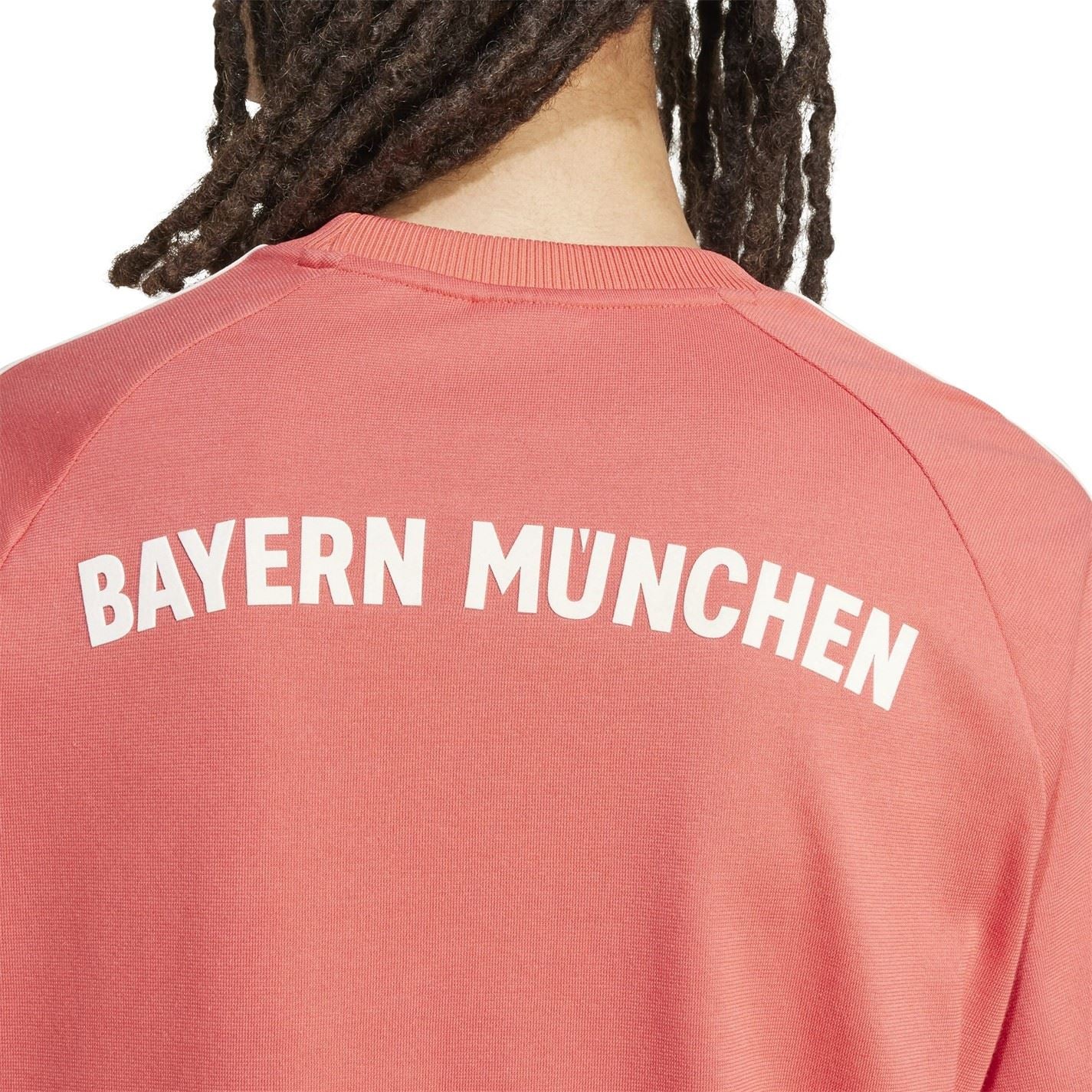adidas Bayern Munich Originals 3 Stripe T-Shirt Adults