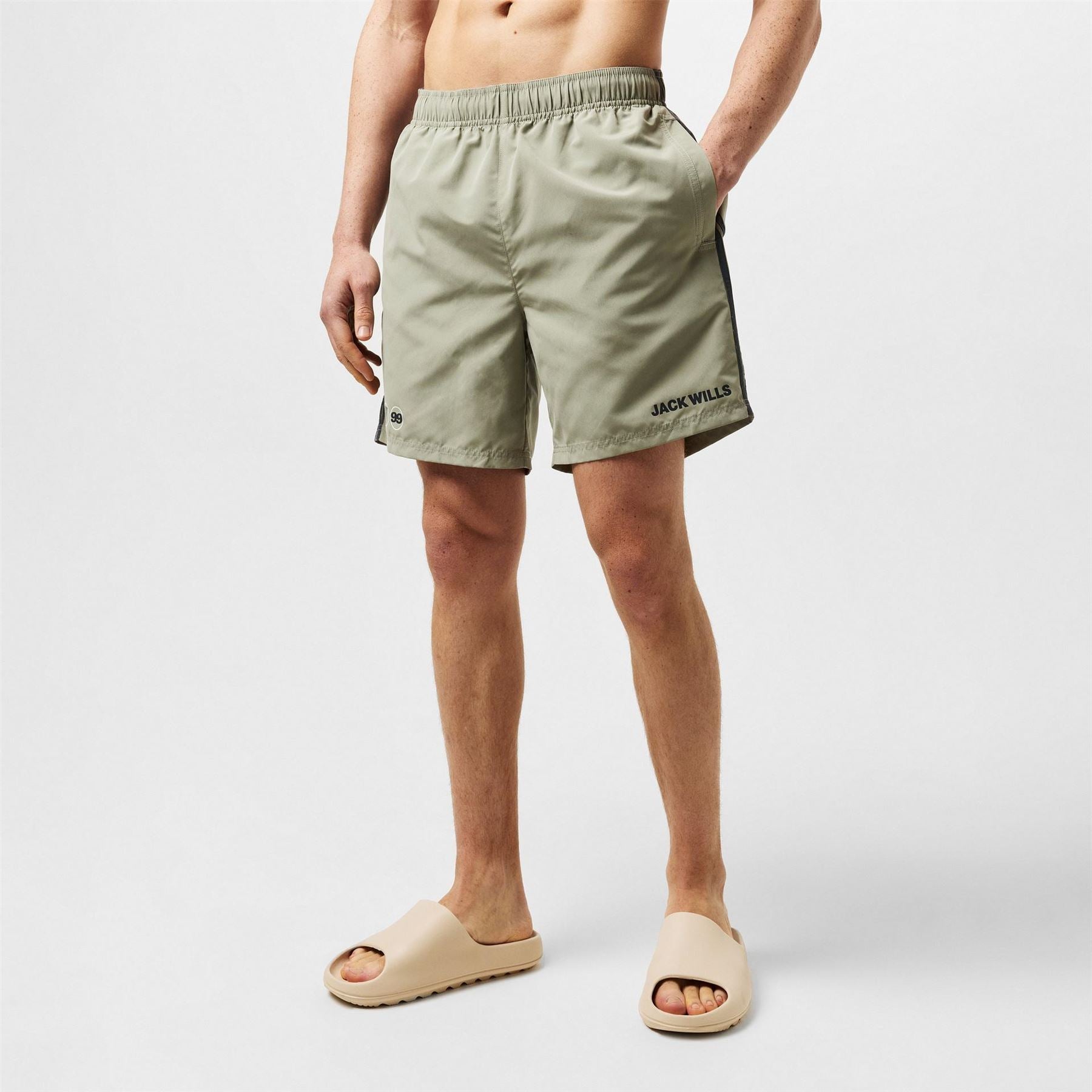 Jack Wills Regular Fit Stripe Swim Shorts