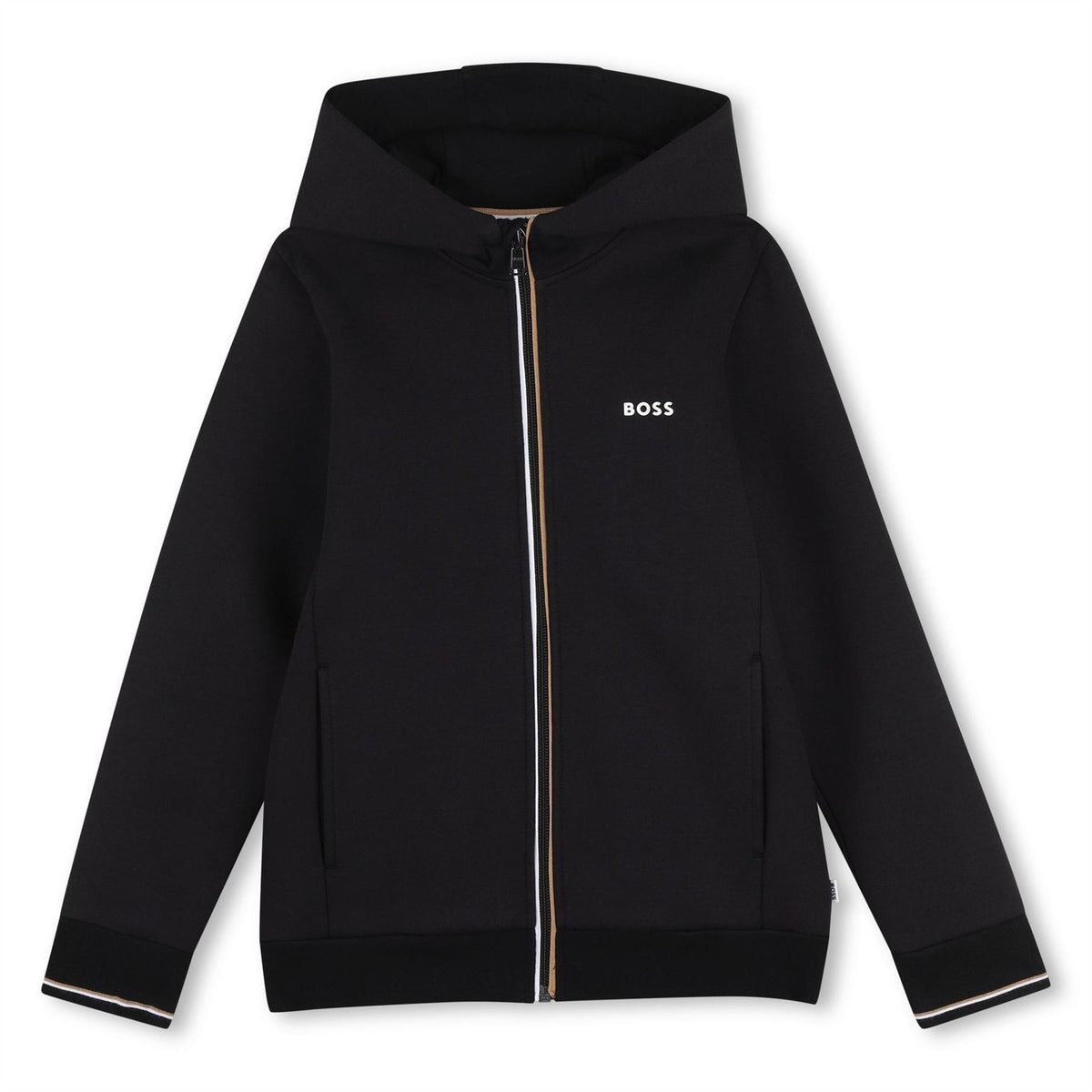 Boss Cotton Full Zip Hoodie And Joggers Fleece Tracksuit