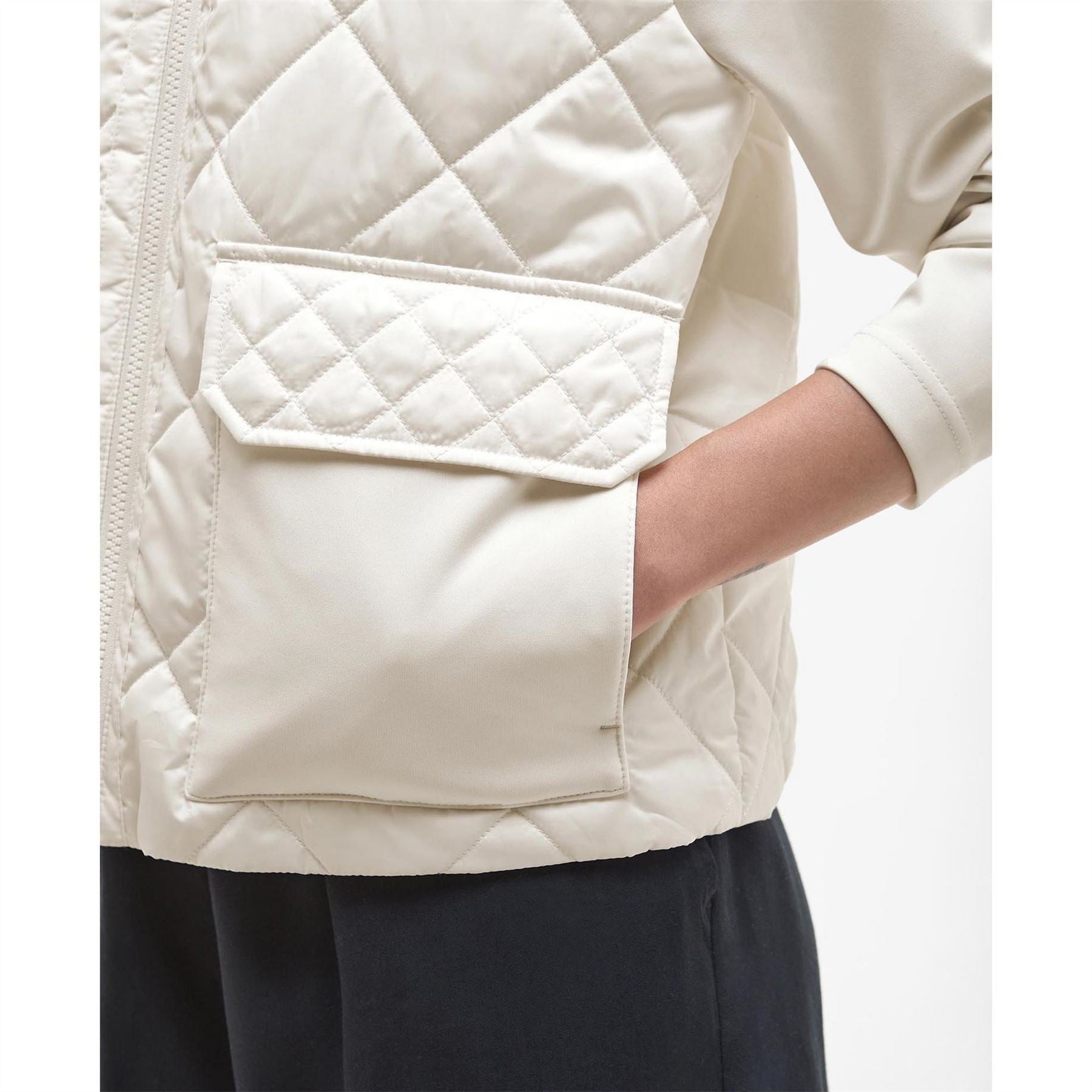 Barbour International B.intense Ebony Quilted Jacket