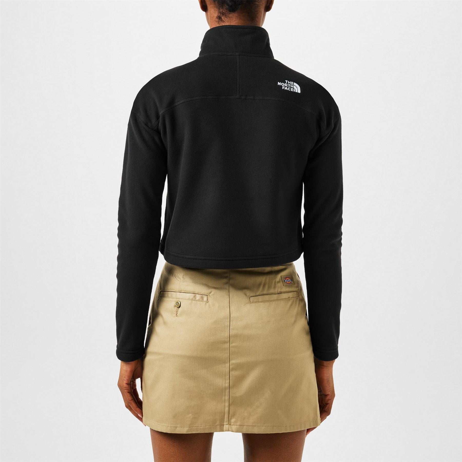 The North Face Glacier Quarter Zip Crop Fleece Top