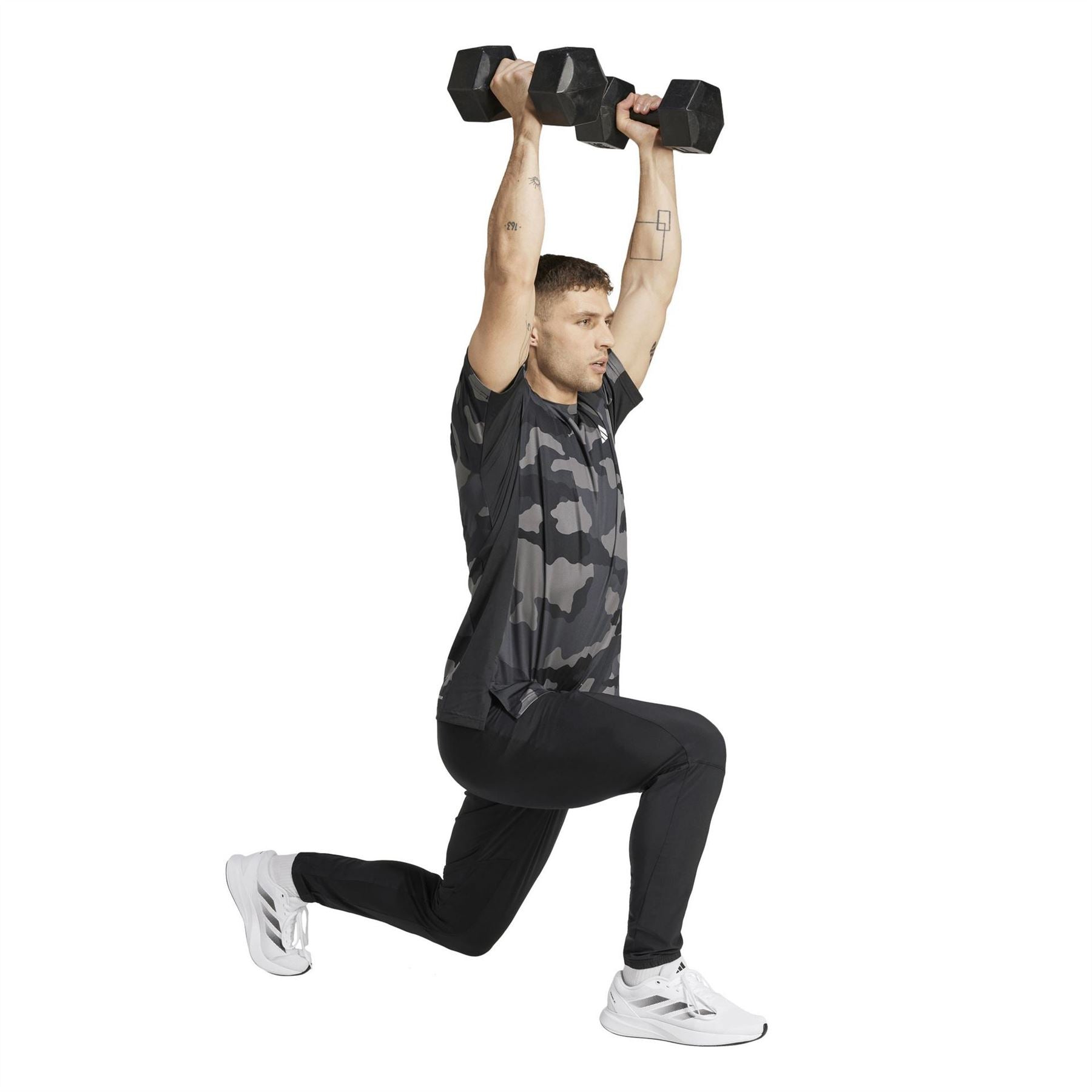 adidas Camo Crew Neck Short Sleeve T-Shirt
