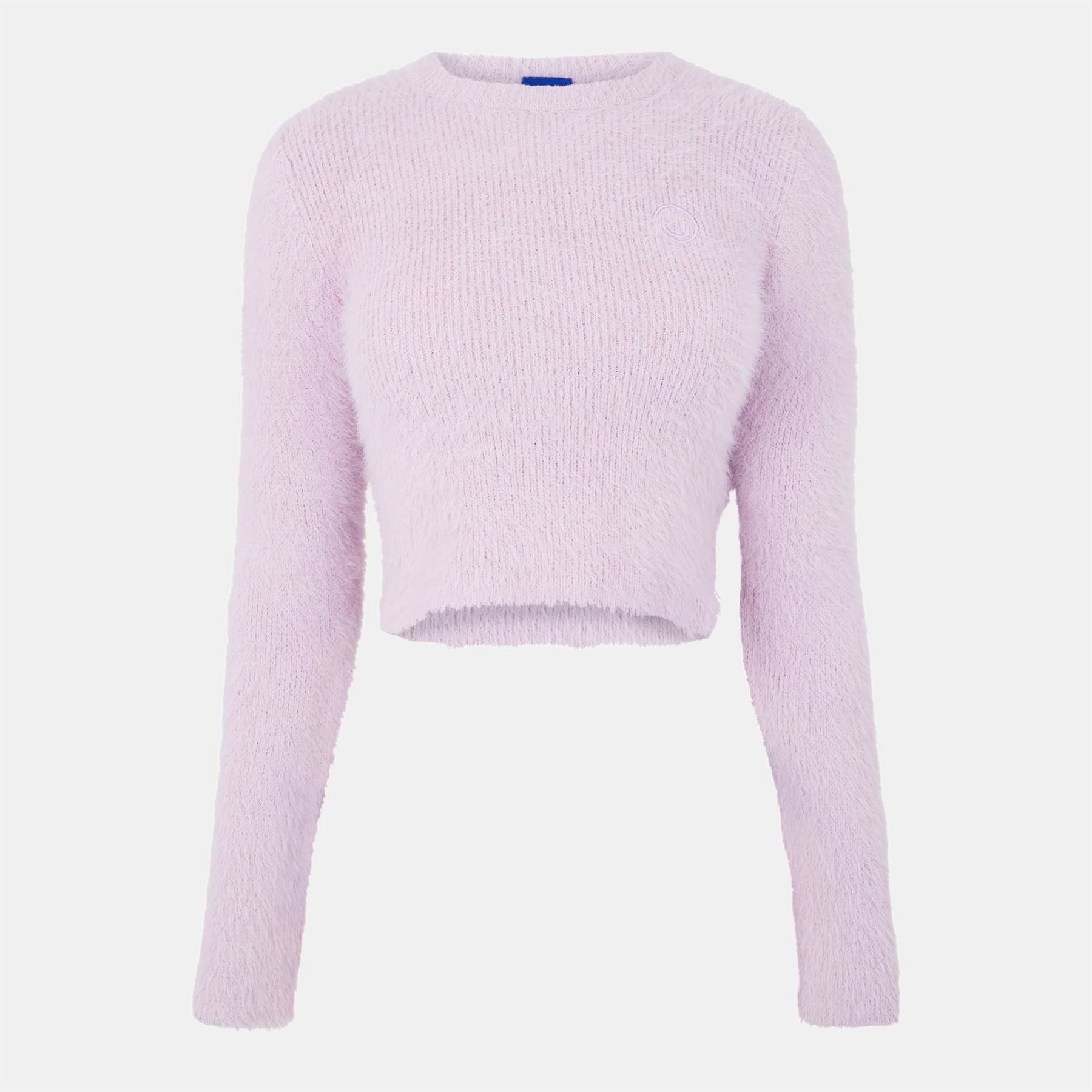 Hugo Cropped Crew Neck Regular Fit Sweater