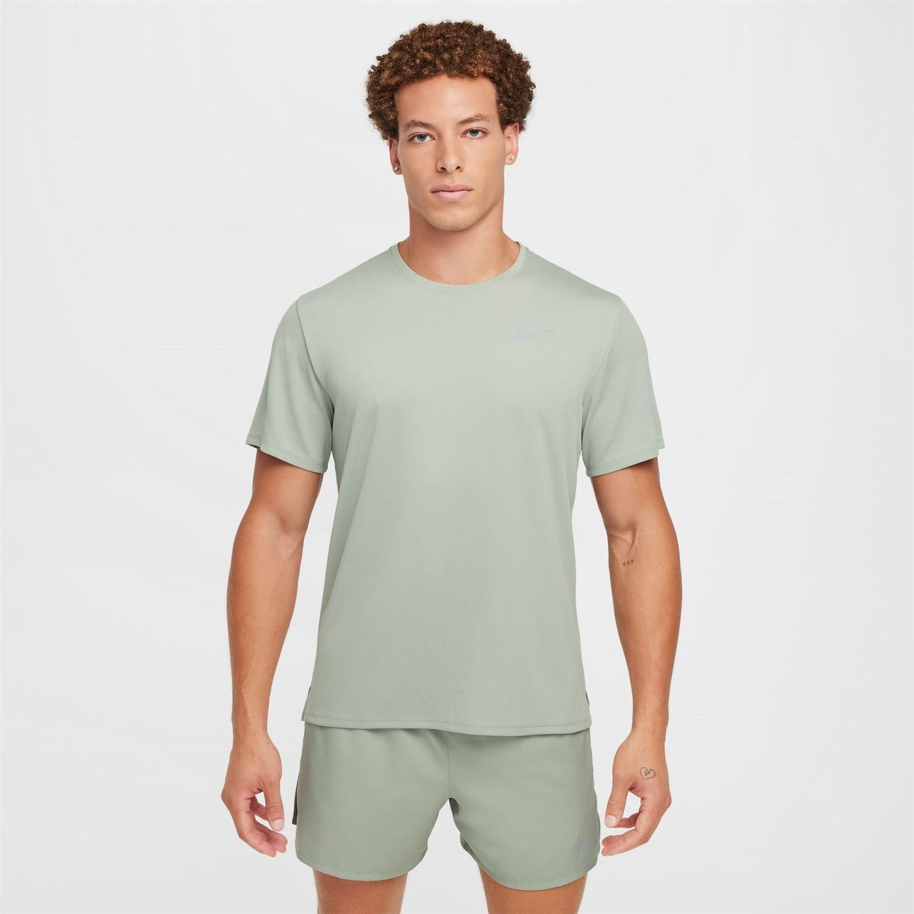 Nike Mens Drifit Miler Running Top