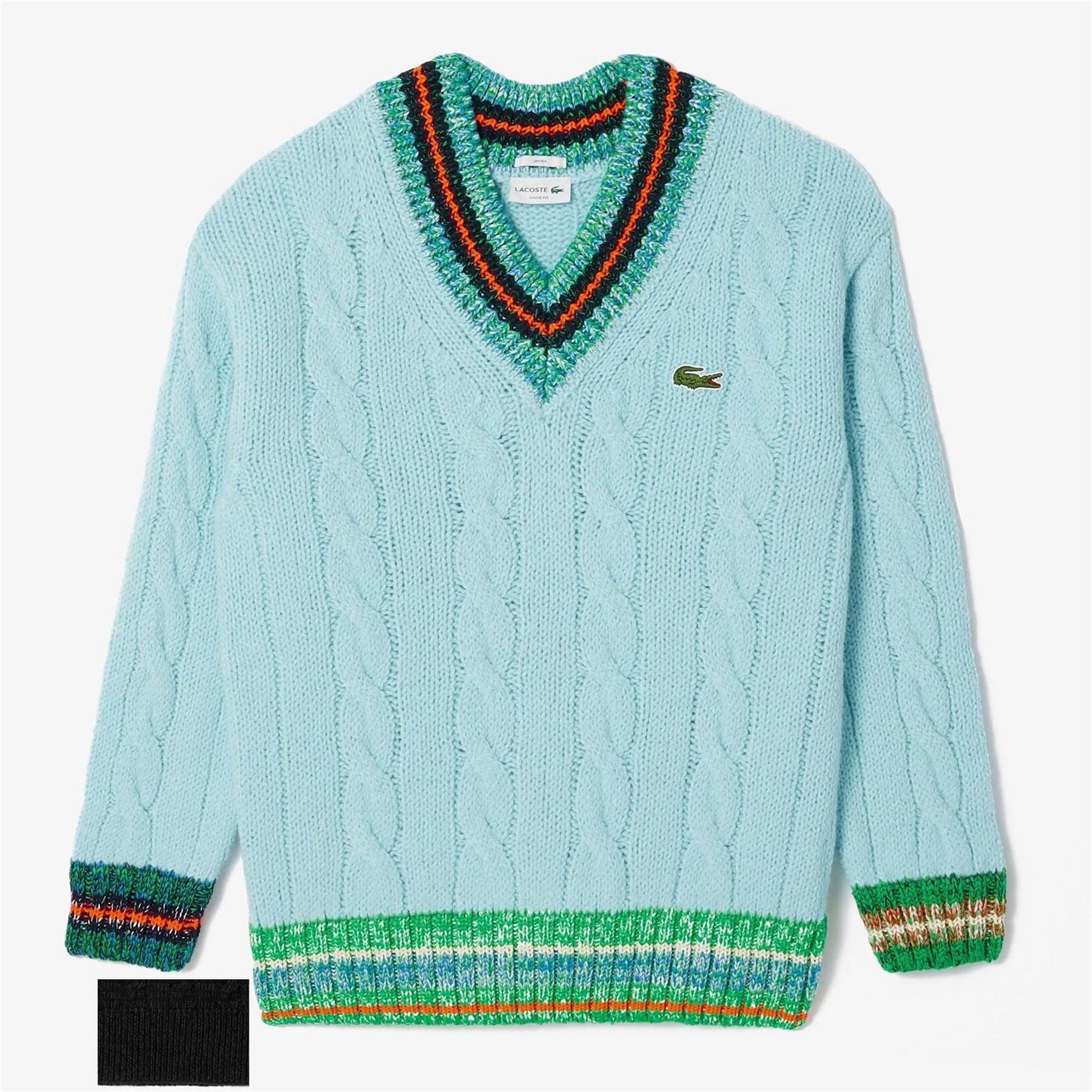 Lacoste Knit V Neck Sweater